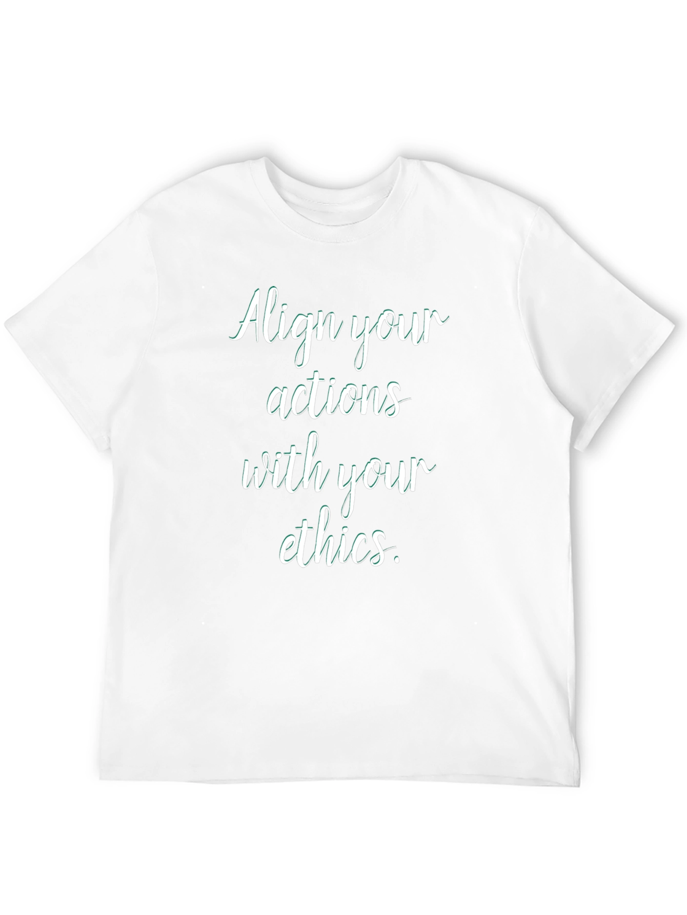 Align Your Actions Ethical Mens Tee
