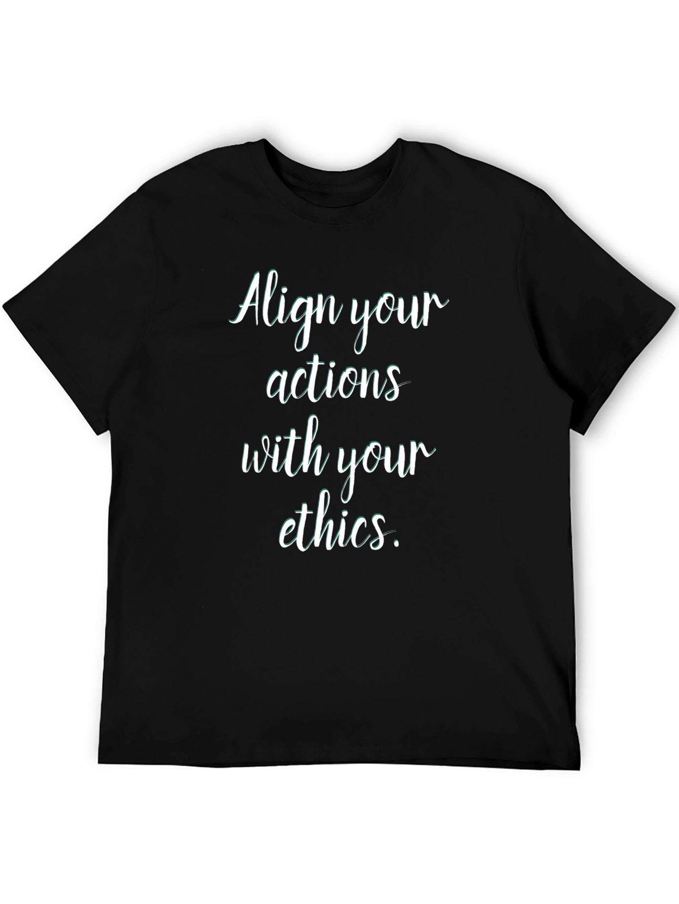 Align Your Actions Ethical Mens Tee