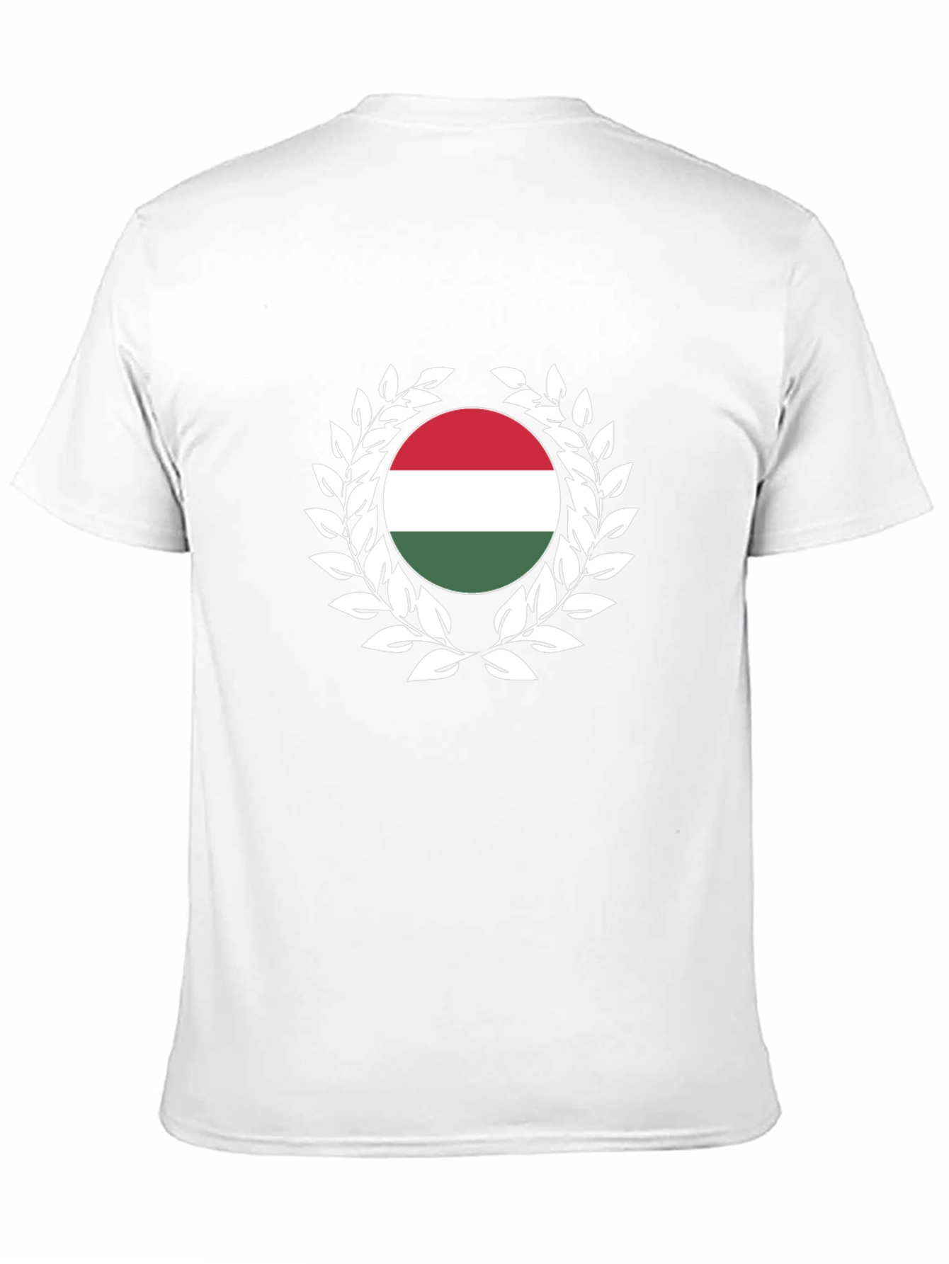 Hungary Flag Laurel Wreath T-Shirt