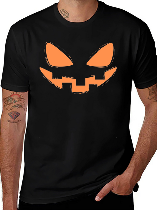 Jack-o-lantern Face Black Halloween T-Shirt