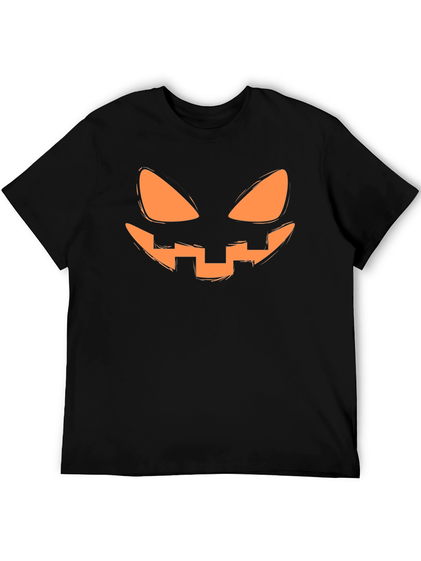 Jack-o-lantern Face Black Halloween T-Shirt