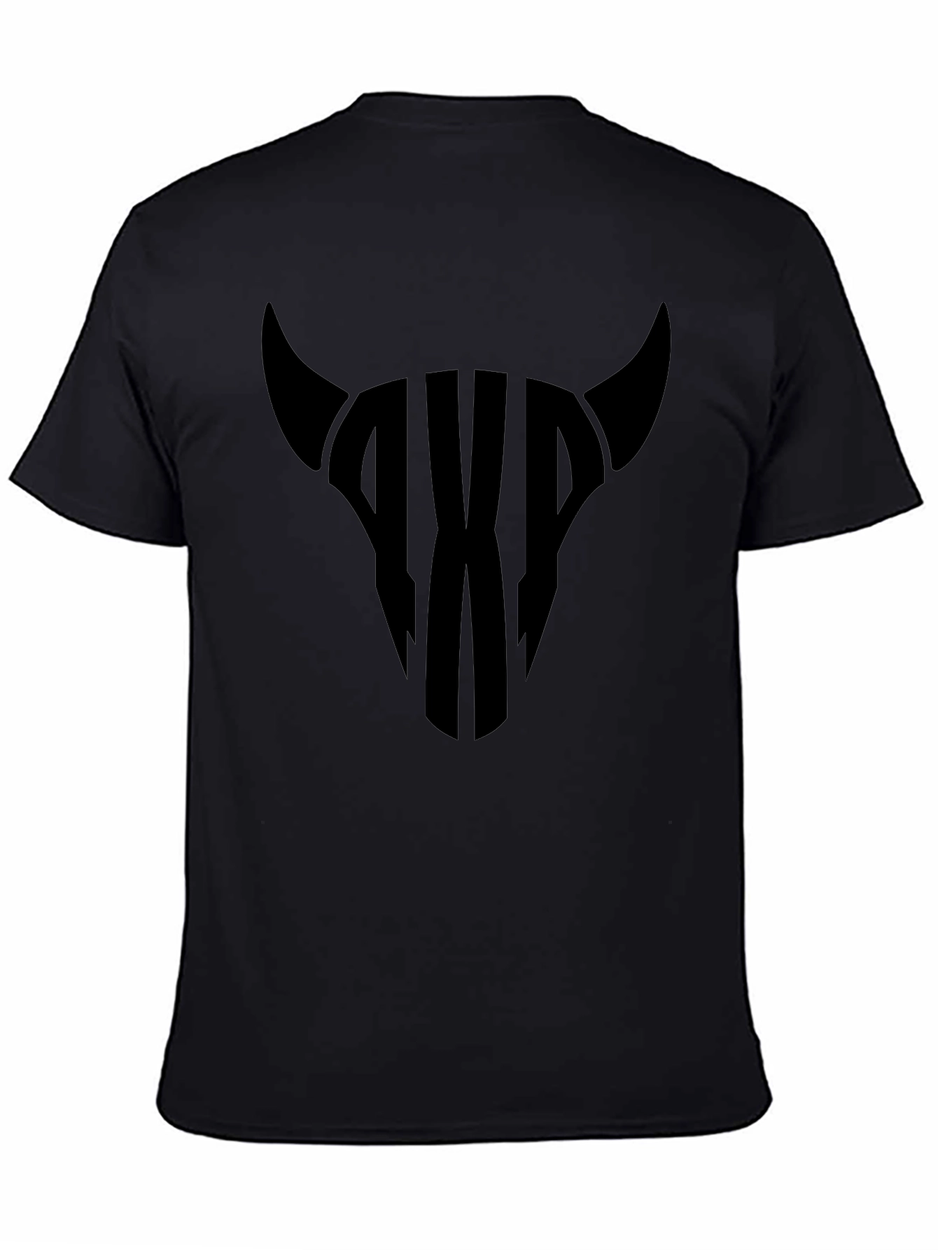 Bull Skull Graphic Tee - Mens Black T-Shirt