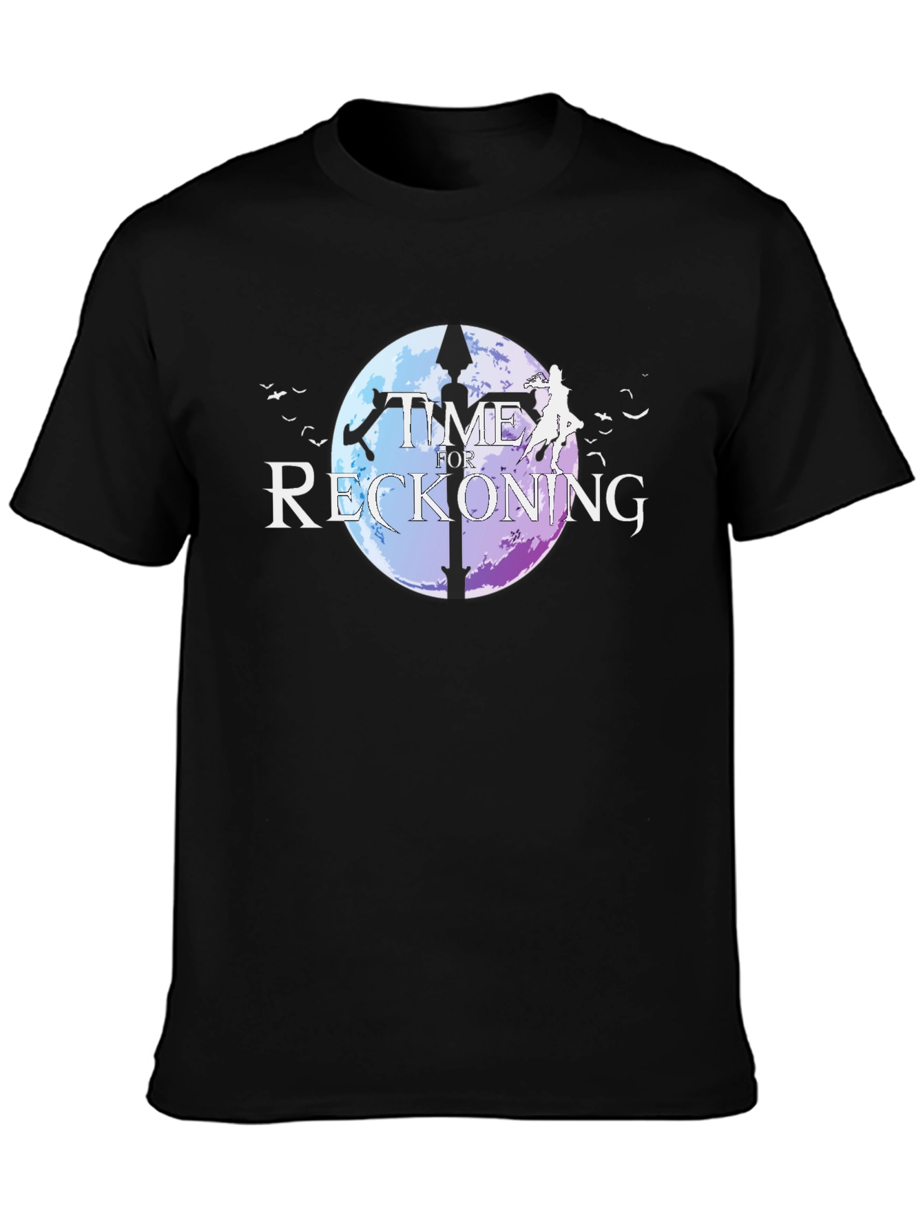 Time for Reckoning Graphic T-Shirt - Black