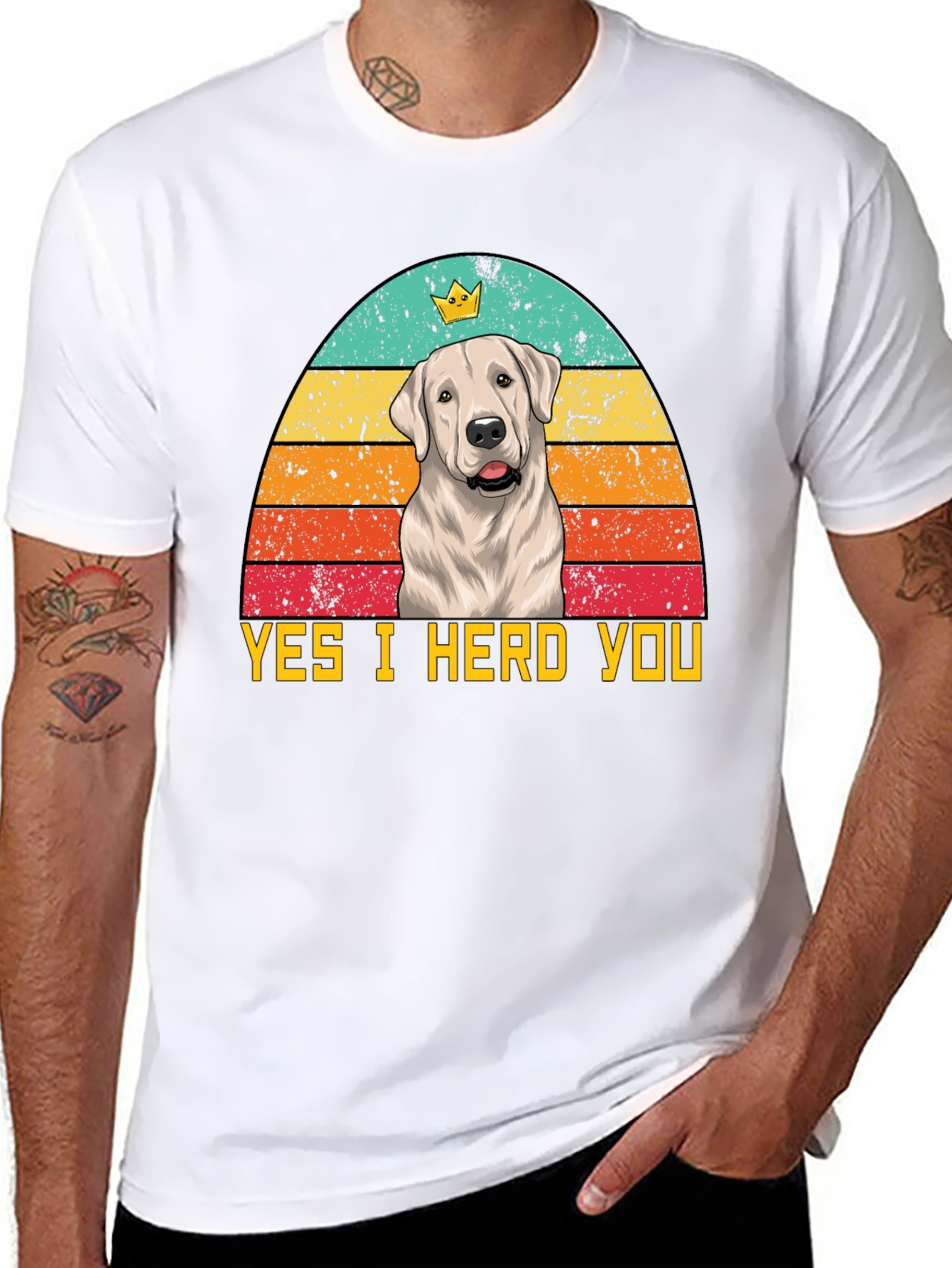 Yes I Herd You Dog T-Shirt