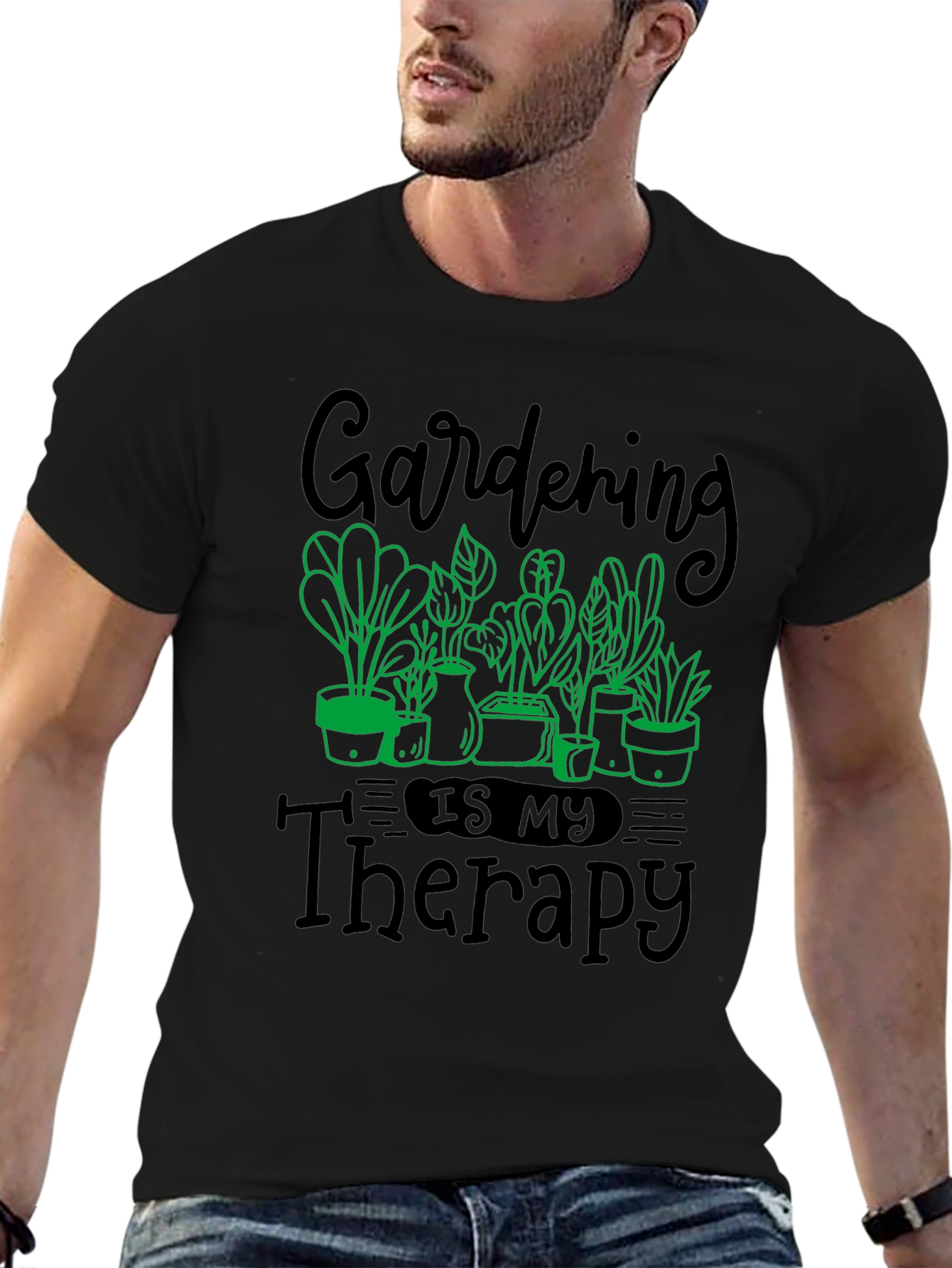 Gardening Is My Therapy Graphic Tee