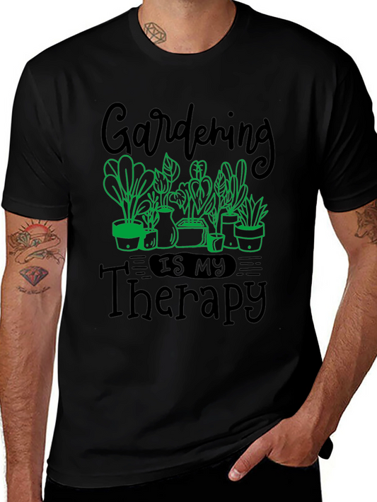 Gardening Is My Therapy Graphic Tee