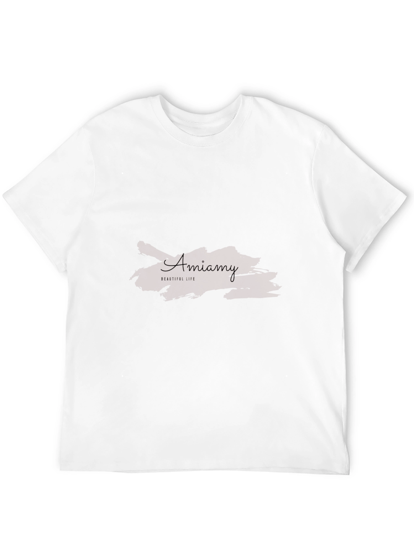 Amiamy Beautiful Life Black T-Shirt