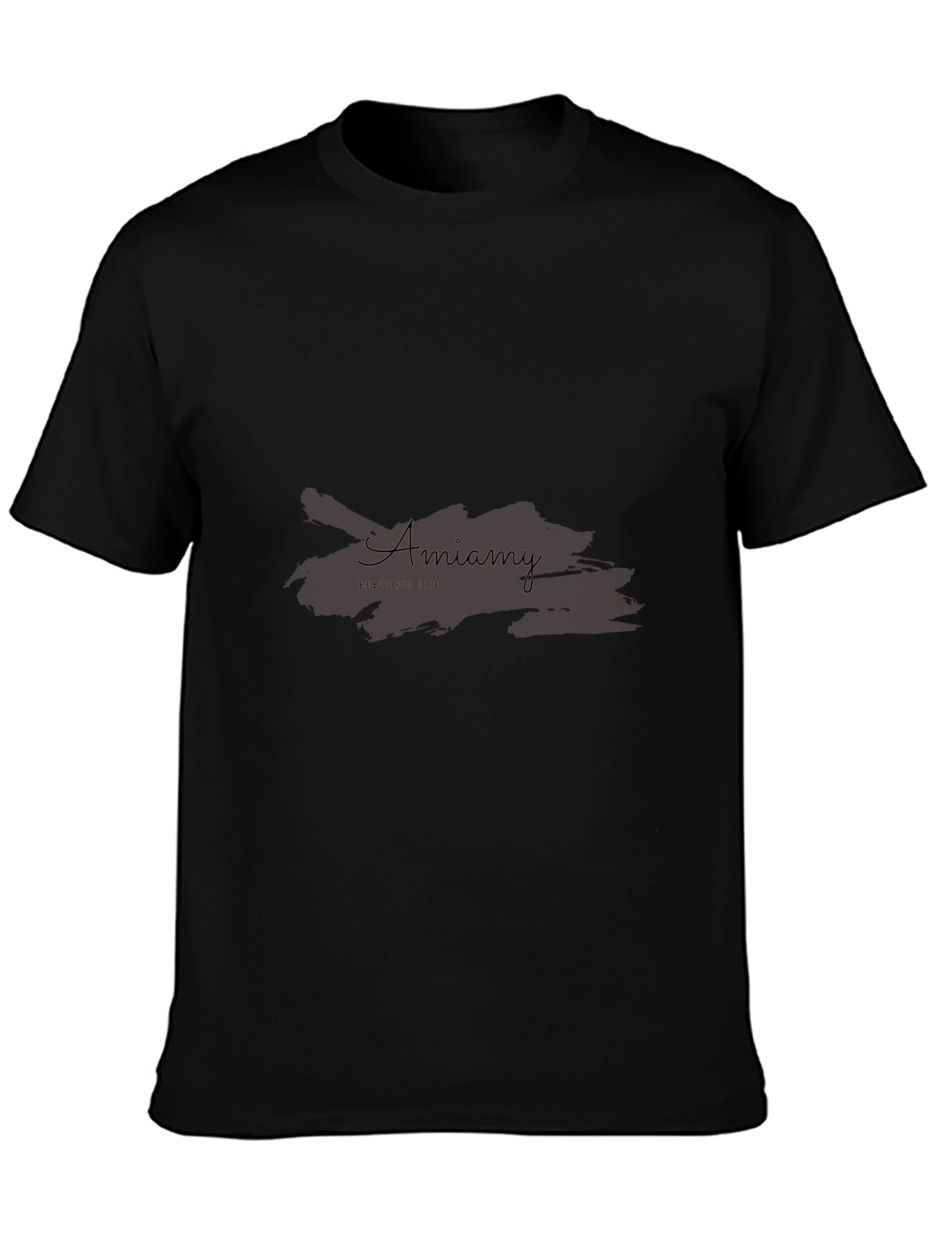 Amiamy Beautiful Life Black T-Shirt