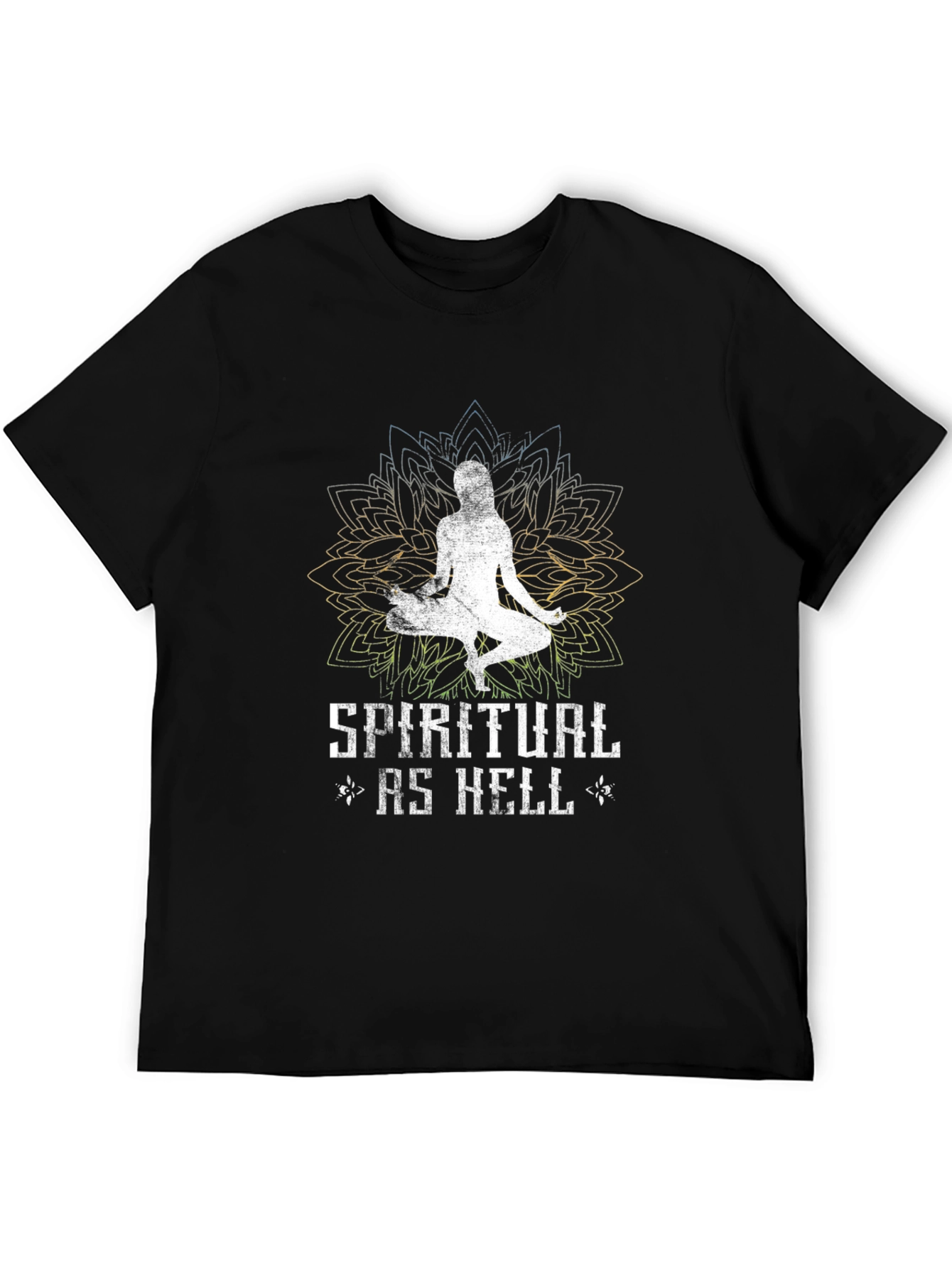 Spiritual As Hell Graphic T-Shirt - Unisex Black Tee