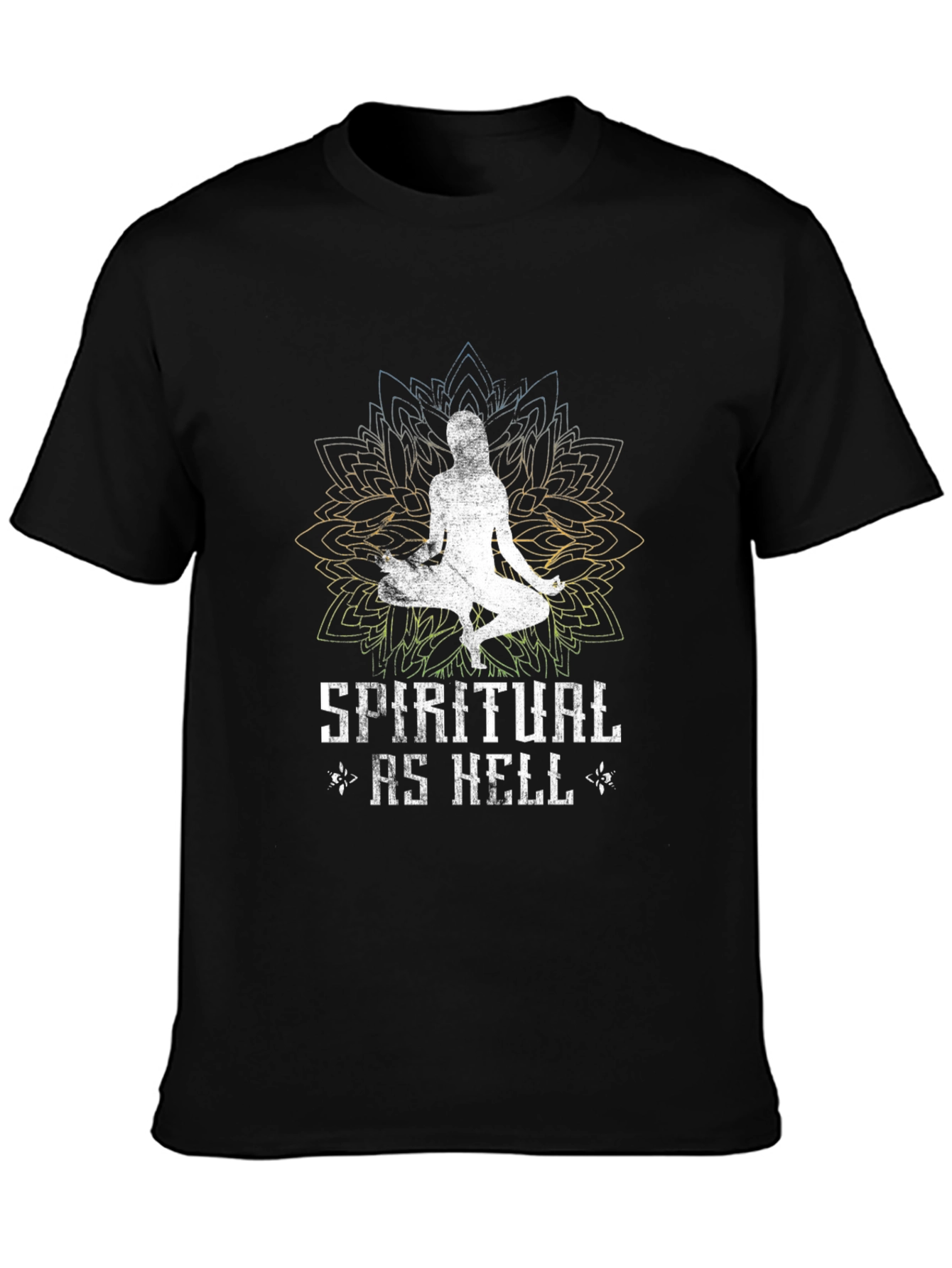 Spiritual As Hell Graphic T-Shirt - Unisex Black Tee