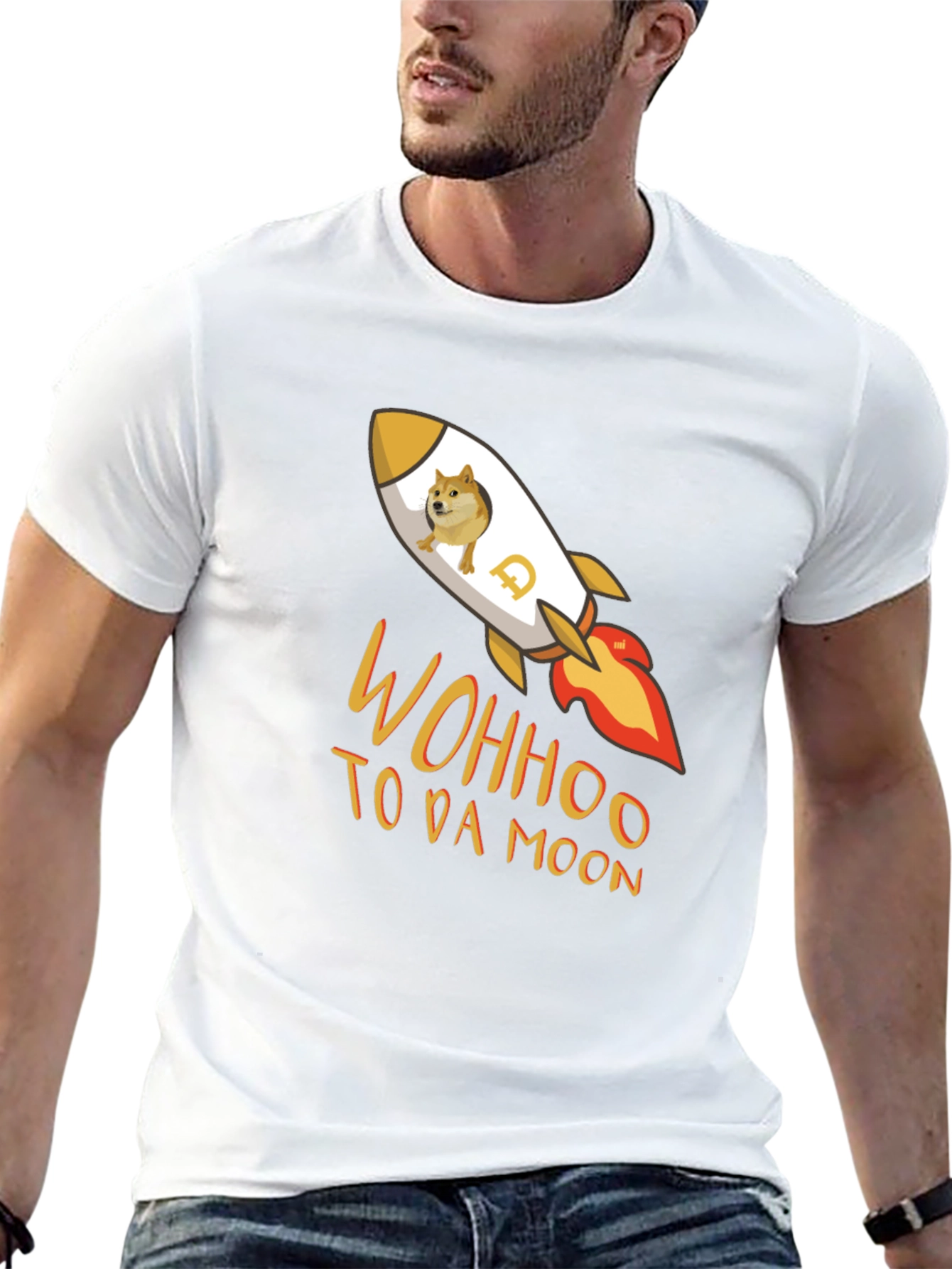 Dogecoin Rocket T-Shirt - To Da Moon!
