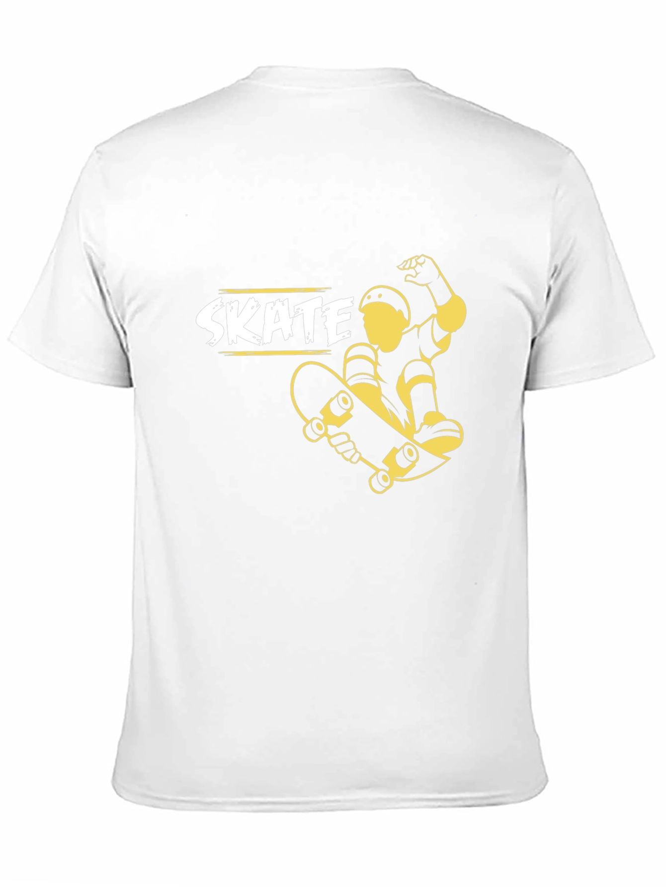 Skate T-Shirt - Black Cotton Skateboard Graphic Tee