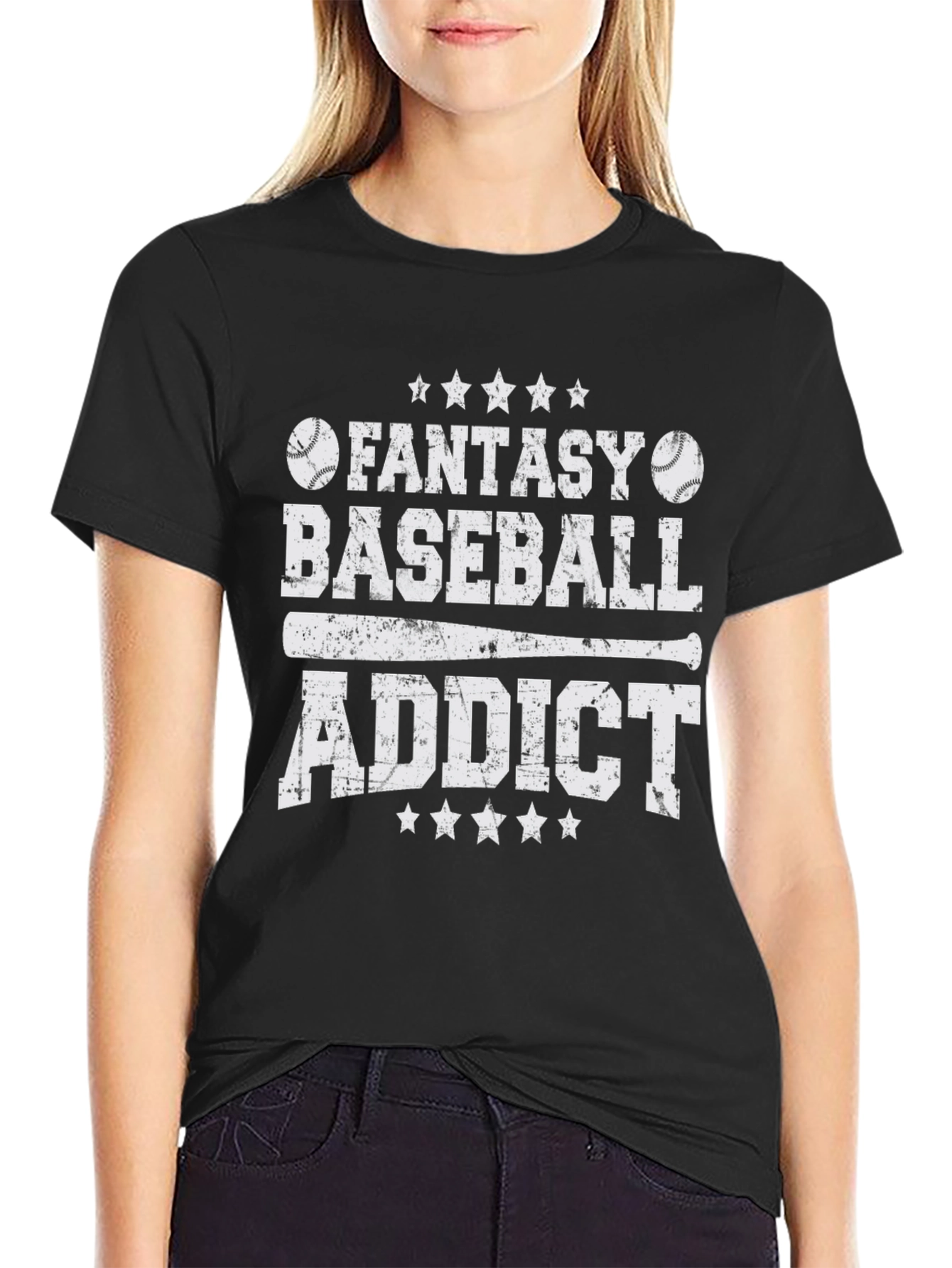 Fantasy Baseball Addict Graphic Tee