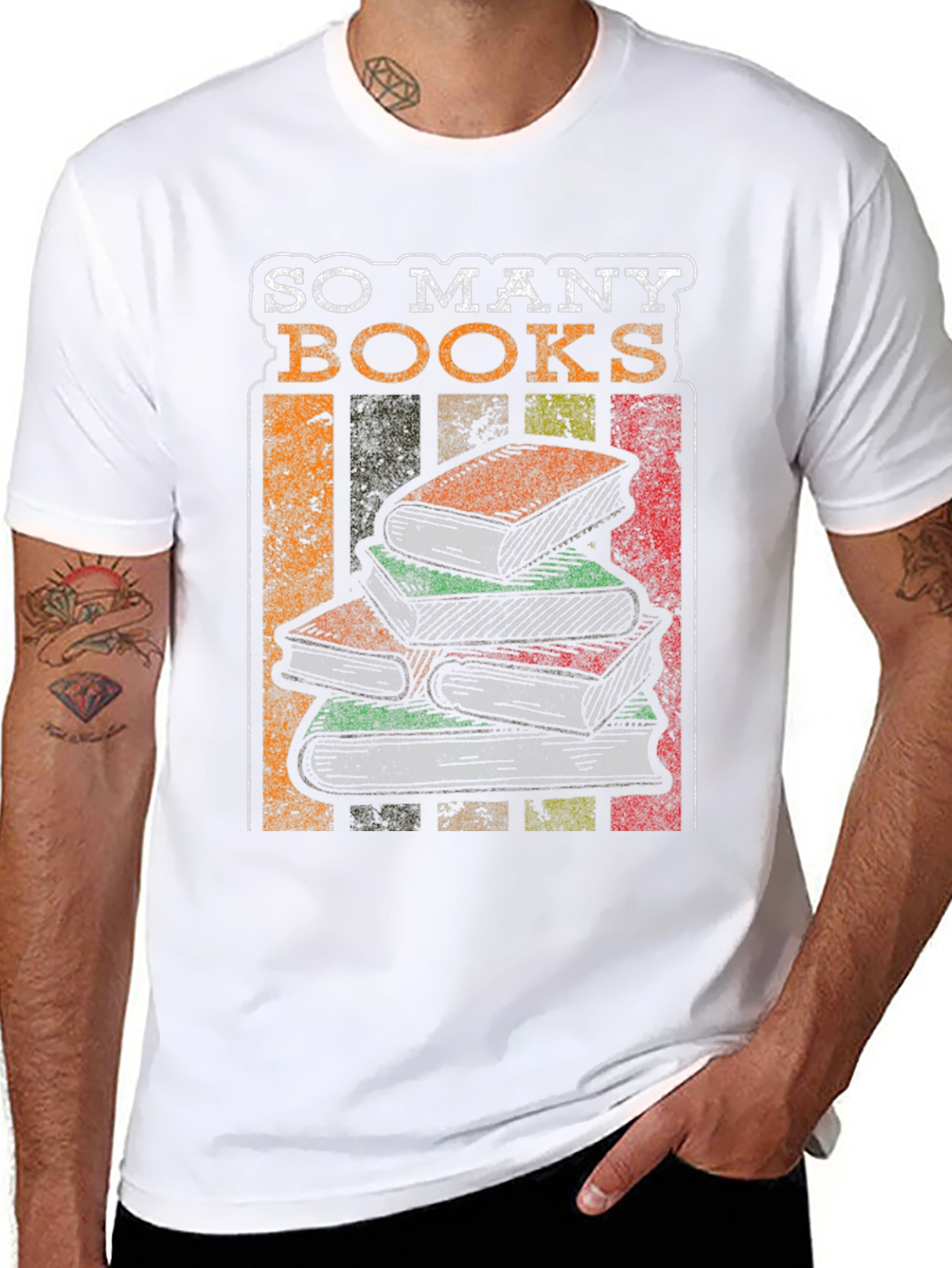 So Many Books T-Shirt - Readers Delight