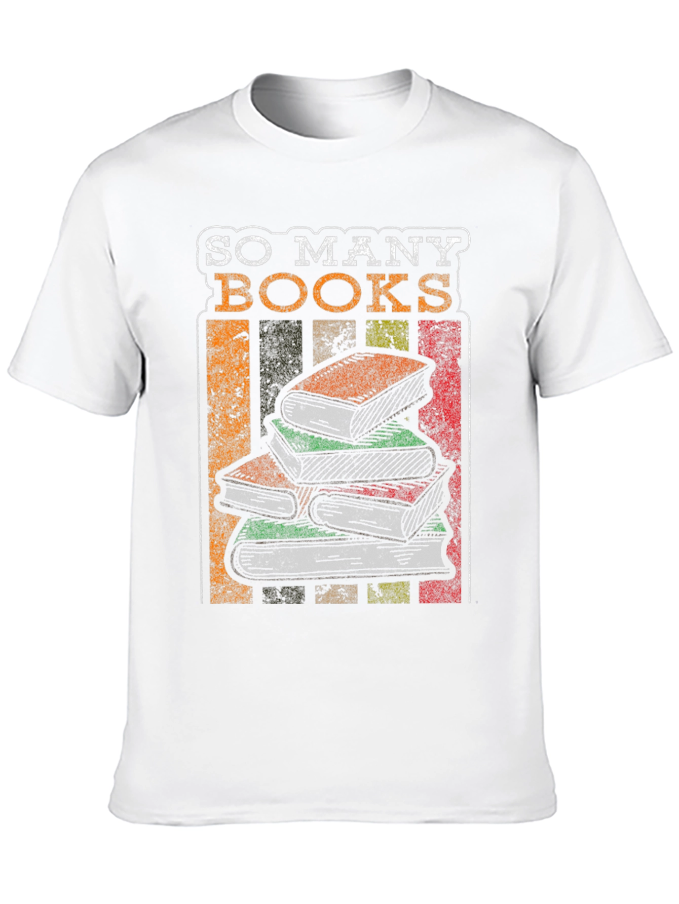 So Many Books T-Shirt - Readers Delight
