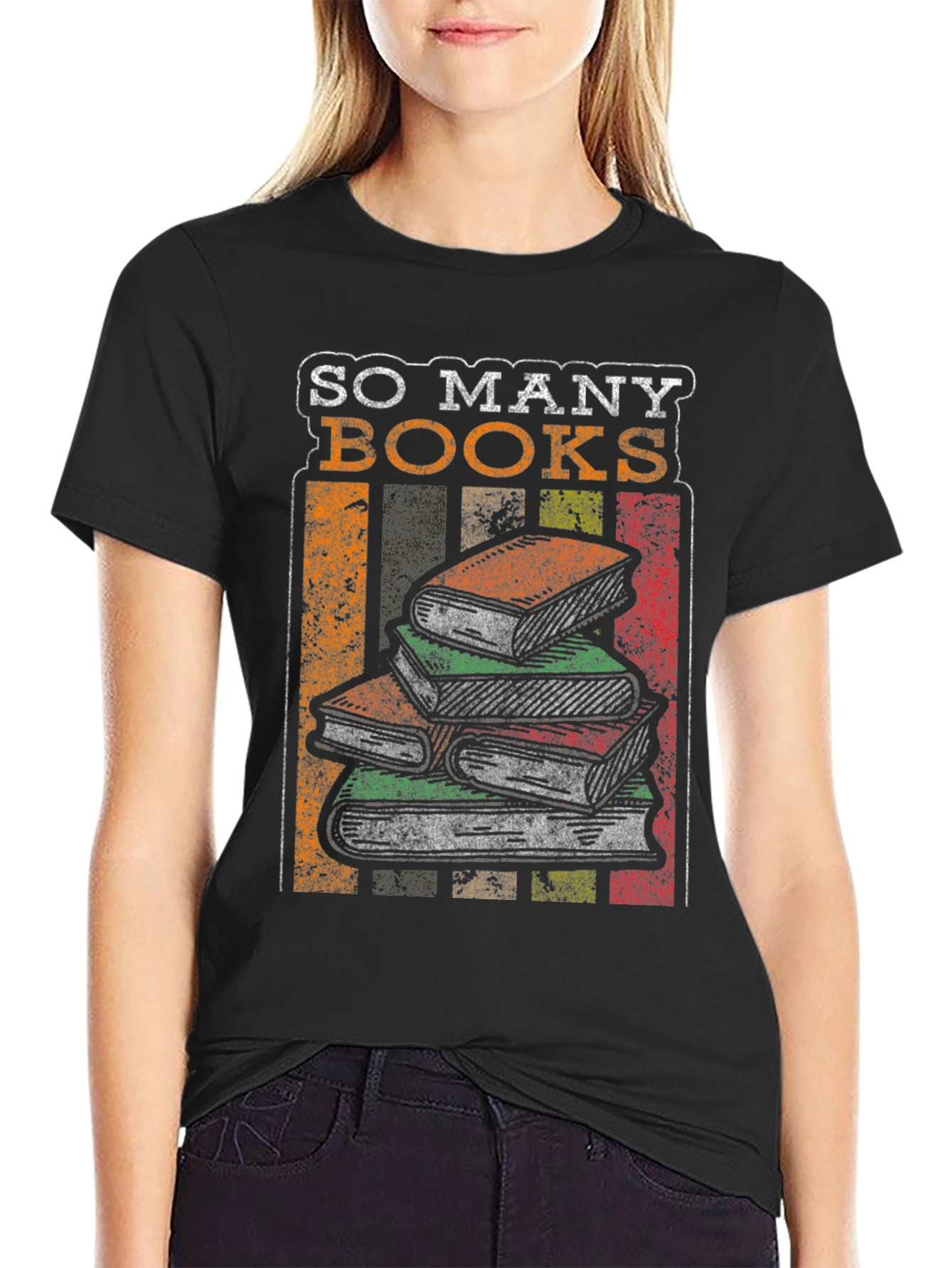 So Many Books T-Shirt - Readers Delight