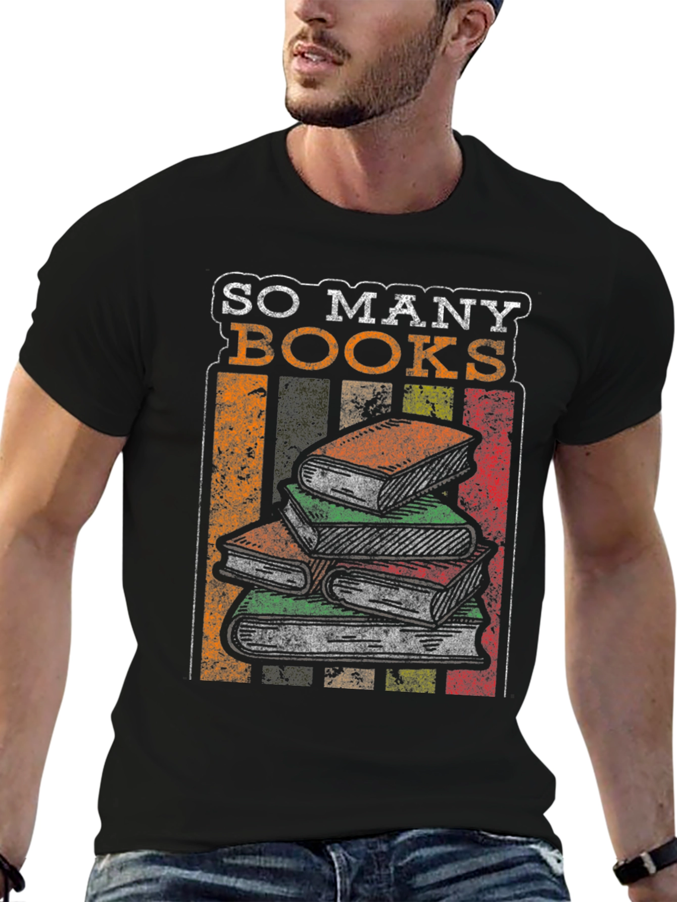 So Many Books T-Shirt - Readers Delight