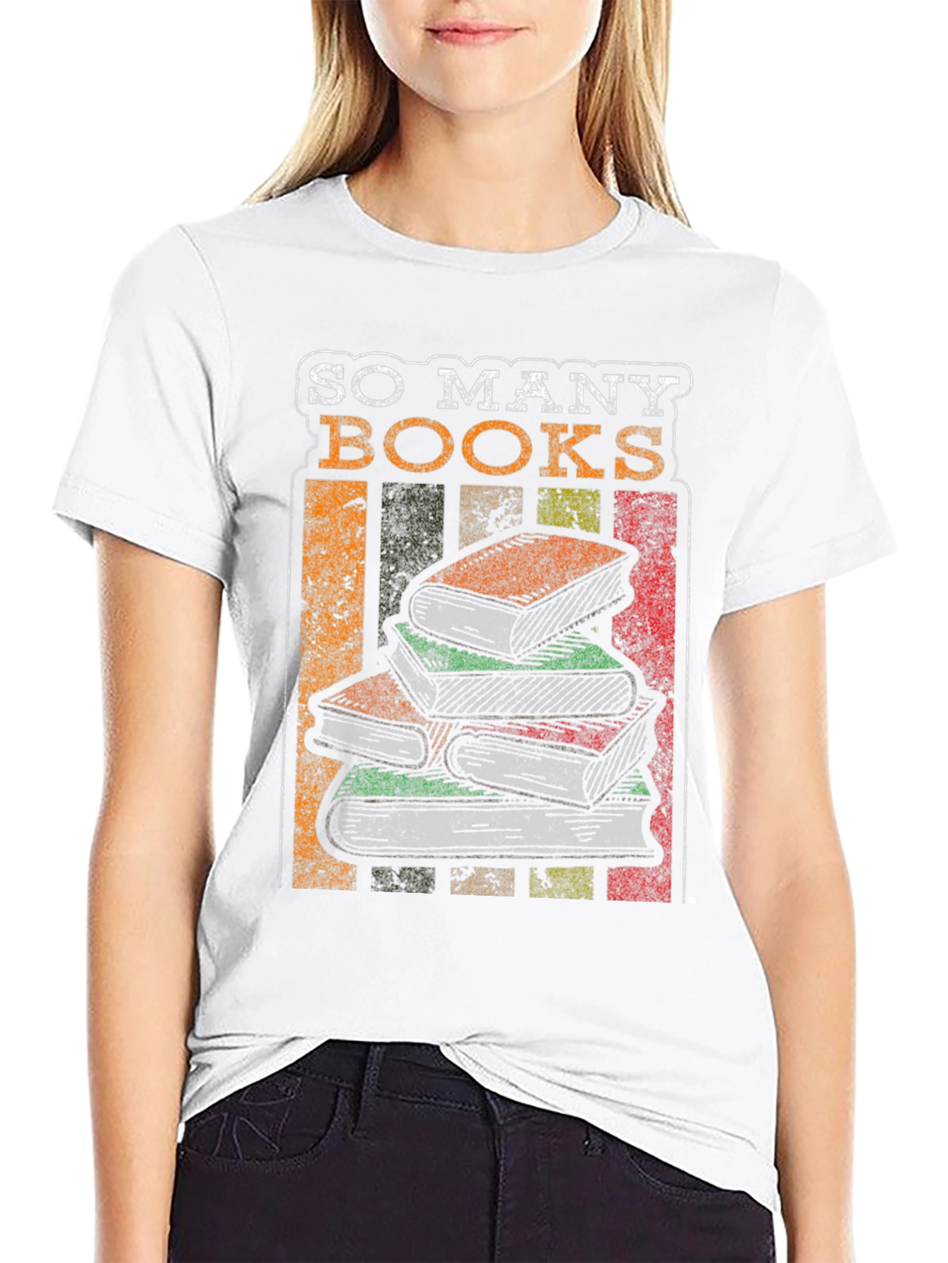 So Many Books T-Shirt - Readers Delight