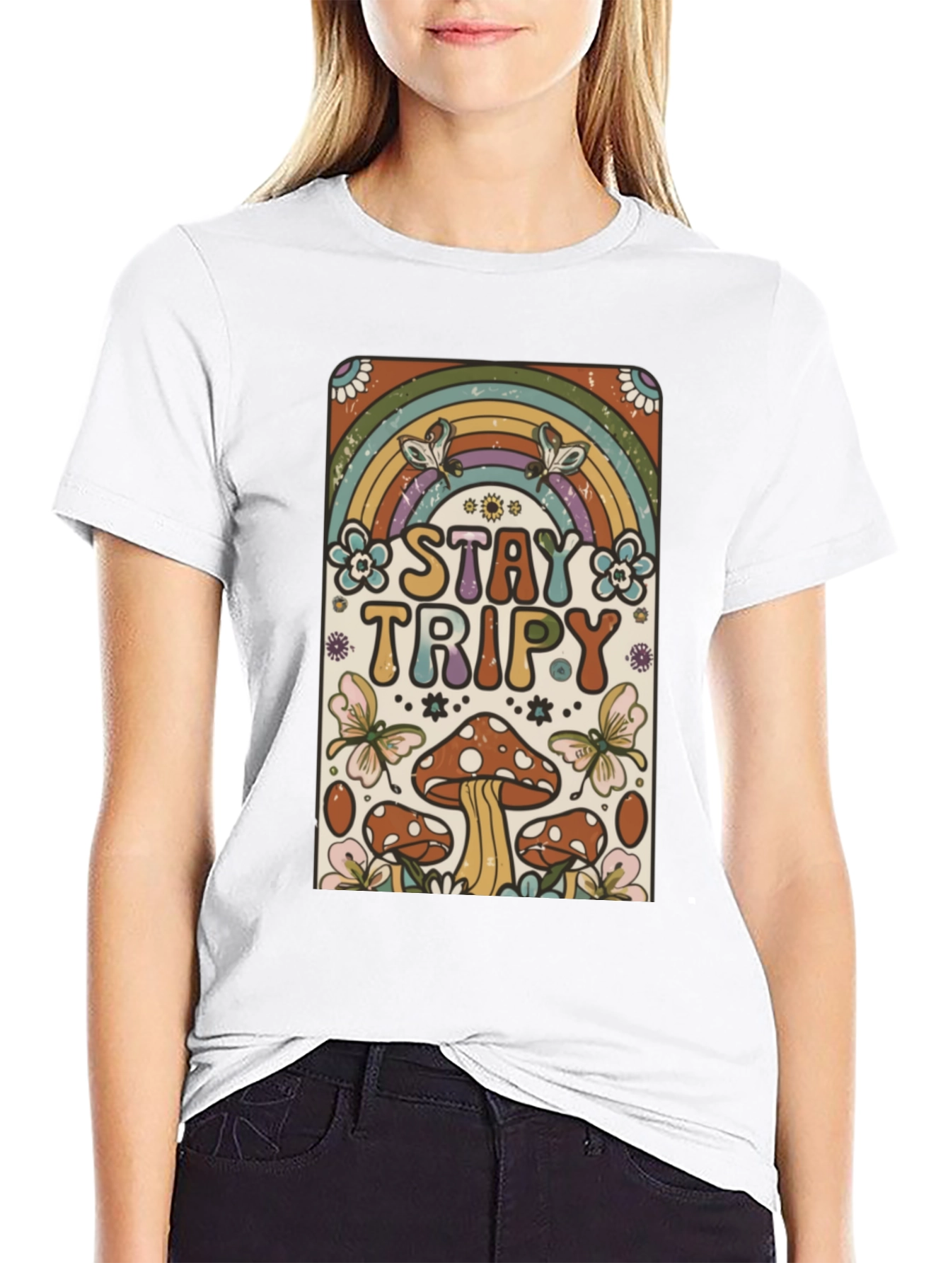 Stay Trippy Retro Graphic Tee