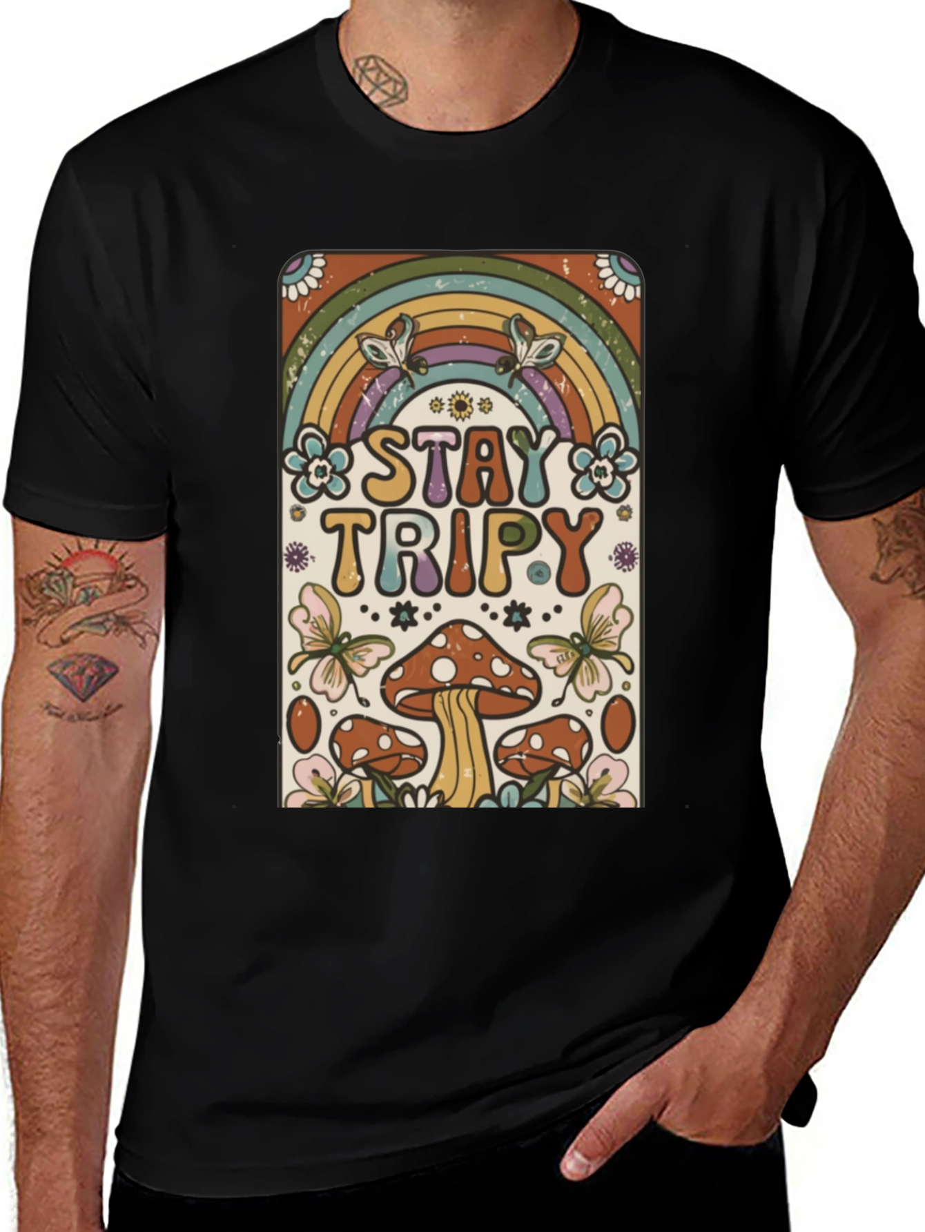 Stay Trippy Retro Graphic Tee