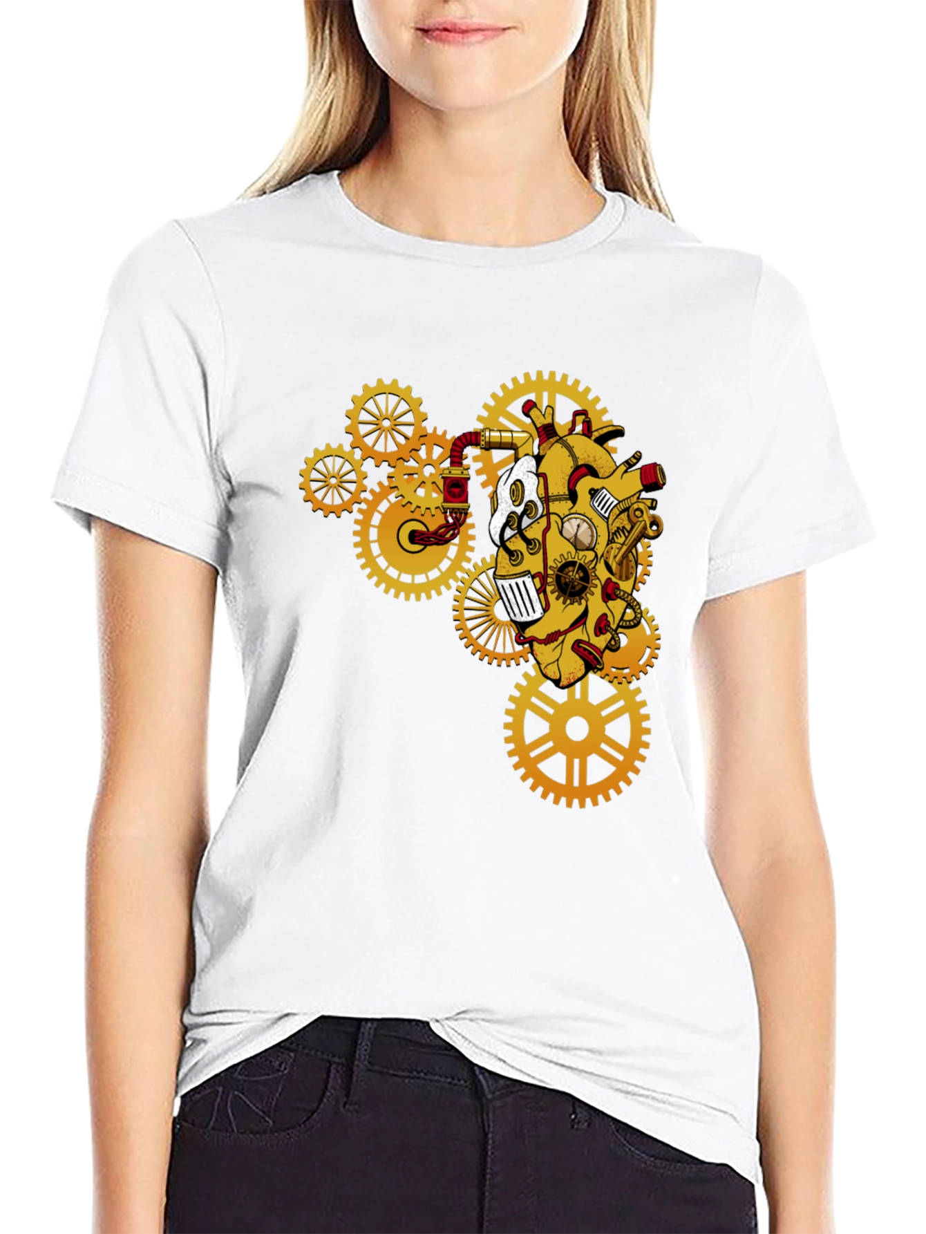 Steampunk Heart Gear T-Shirt