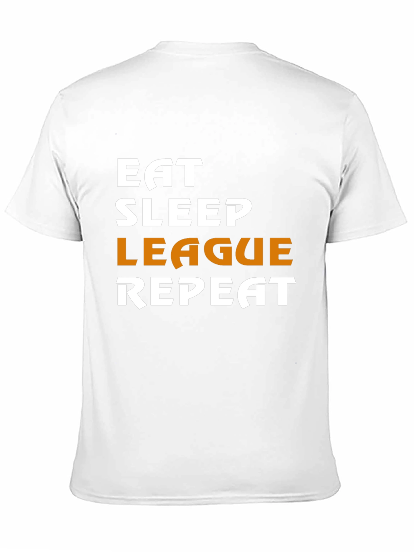 Eat Sleep League Repeat Black T-Shirt