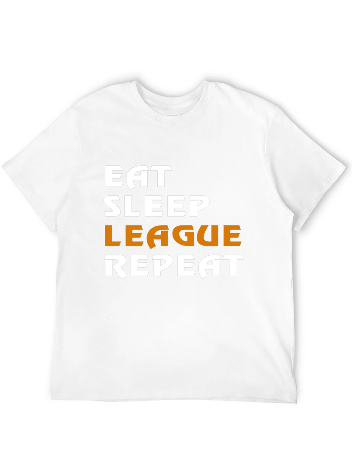 Eat Sleep League Repeat Black T-Shirt