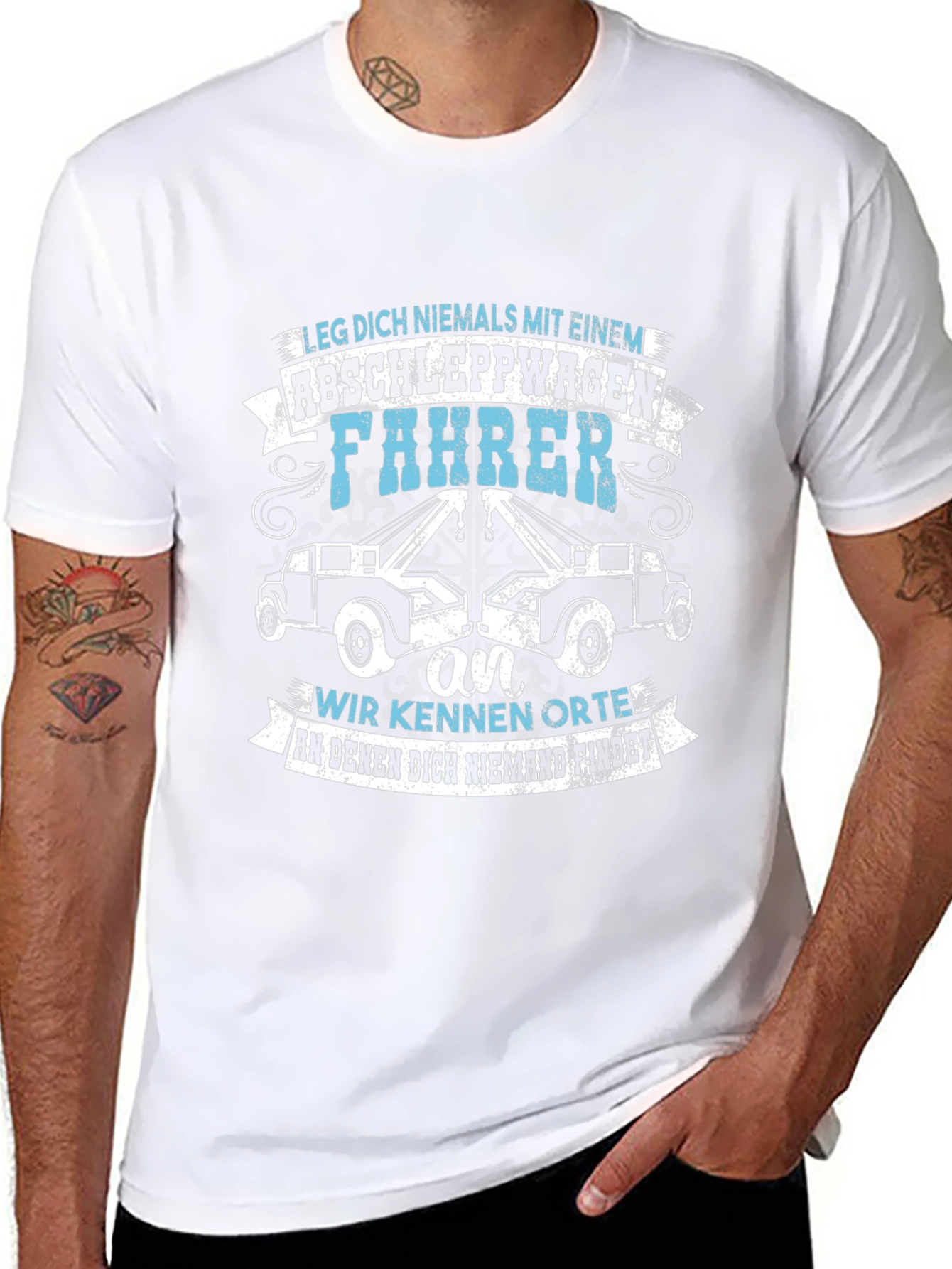 Tow Truck Driver T-Shirt - Dont Mess With Us!