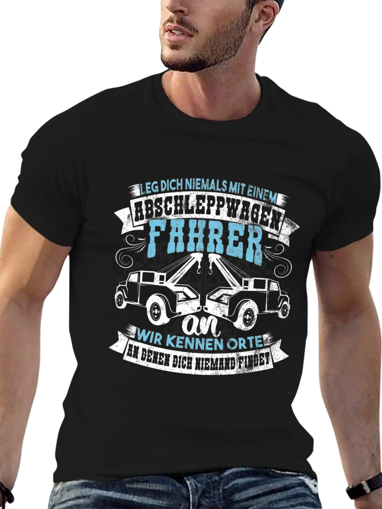 Tow Truck Driver T-Shirt - Dont Mess With Us!