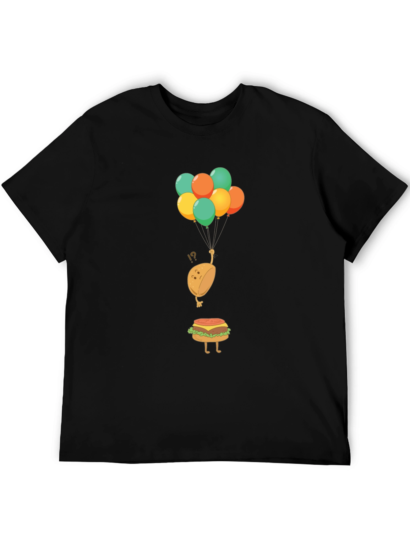 Funny Burger Bun Balloons T-Shirt