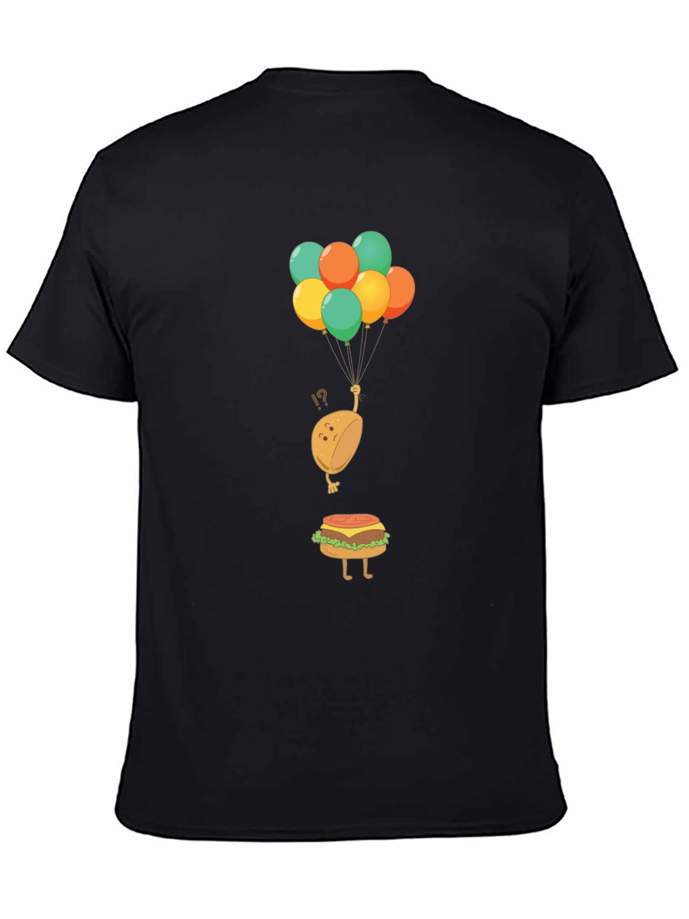 Funny Burger Bun Balloons T-Shirt