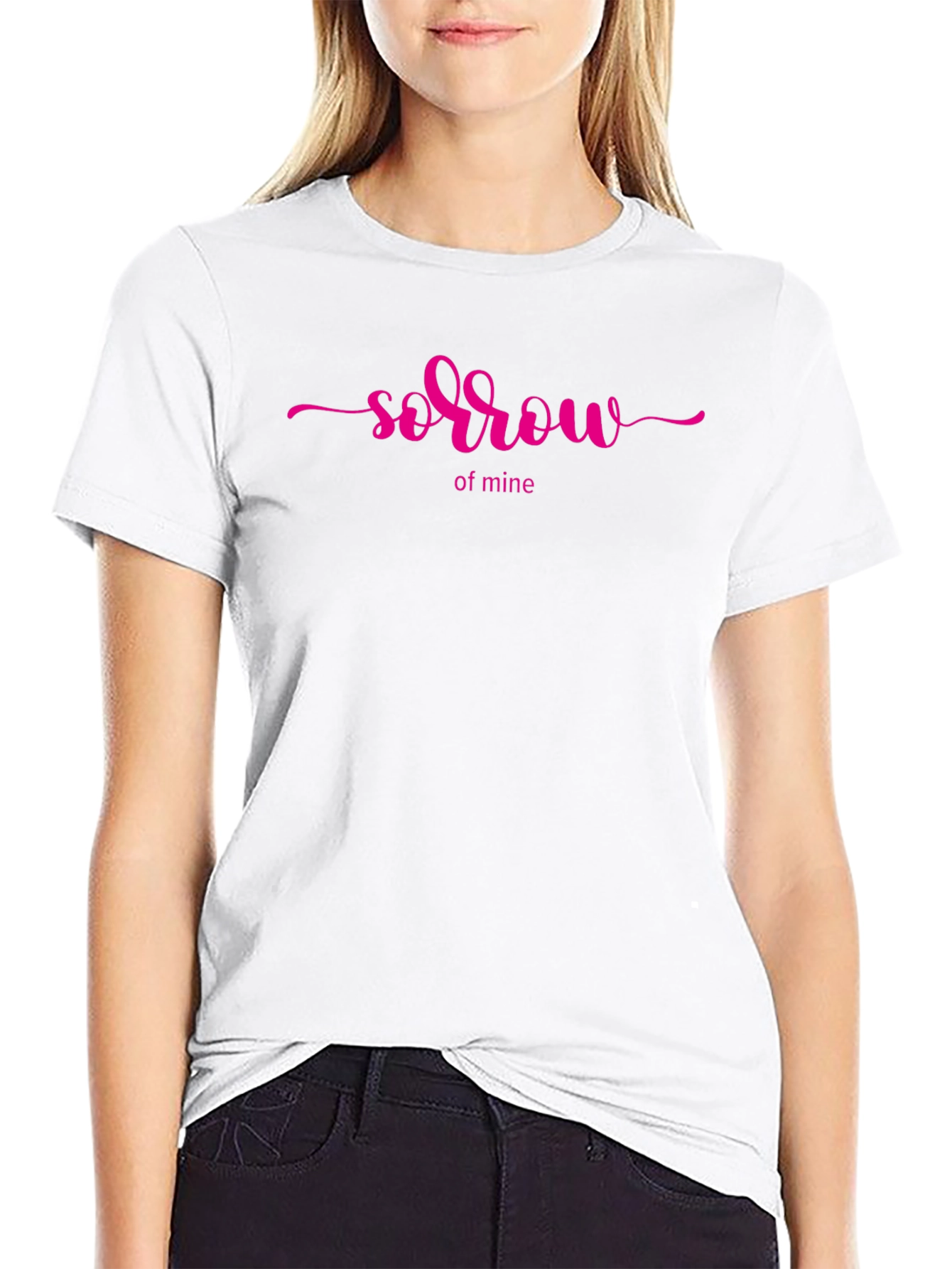 Sorrow of Mine Graphic Tee - Black