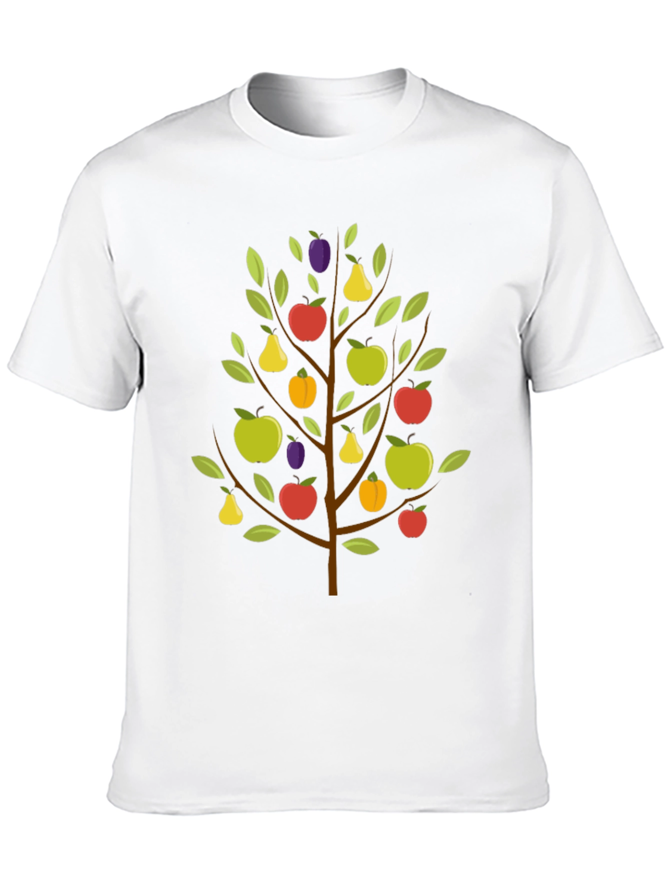 Fruit Tree Graphic Tee - Nature Inspired Design