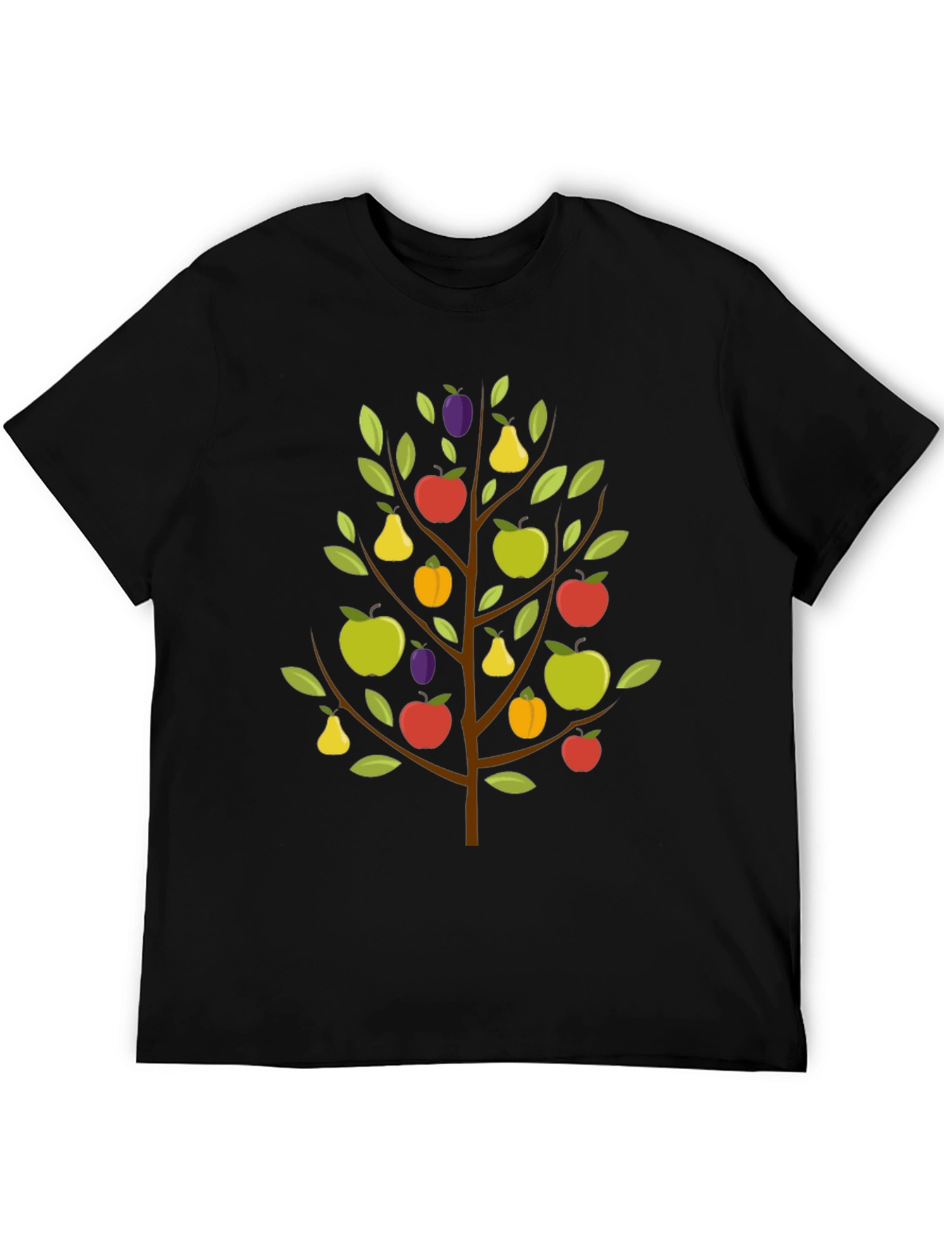 Fruit Tree Graphic Tee - Nature Inspired Design