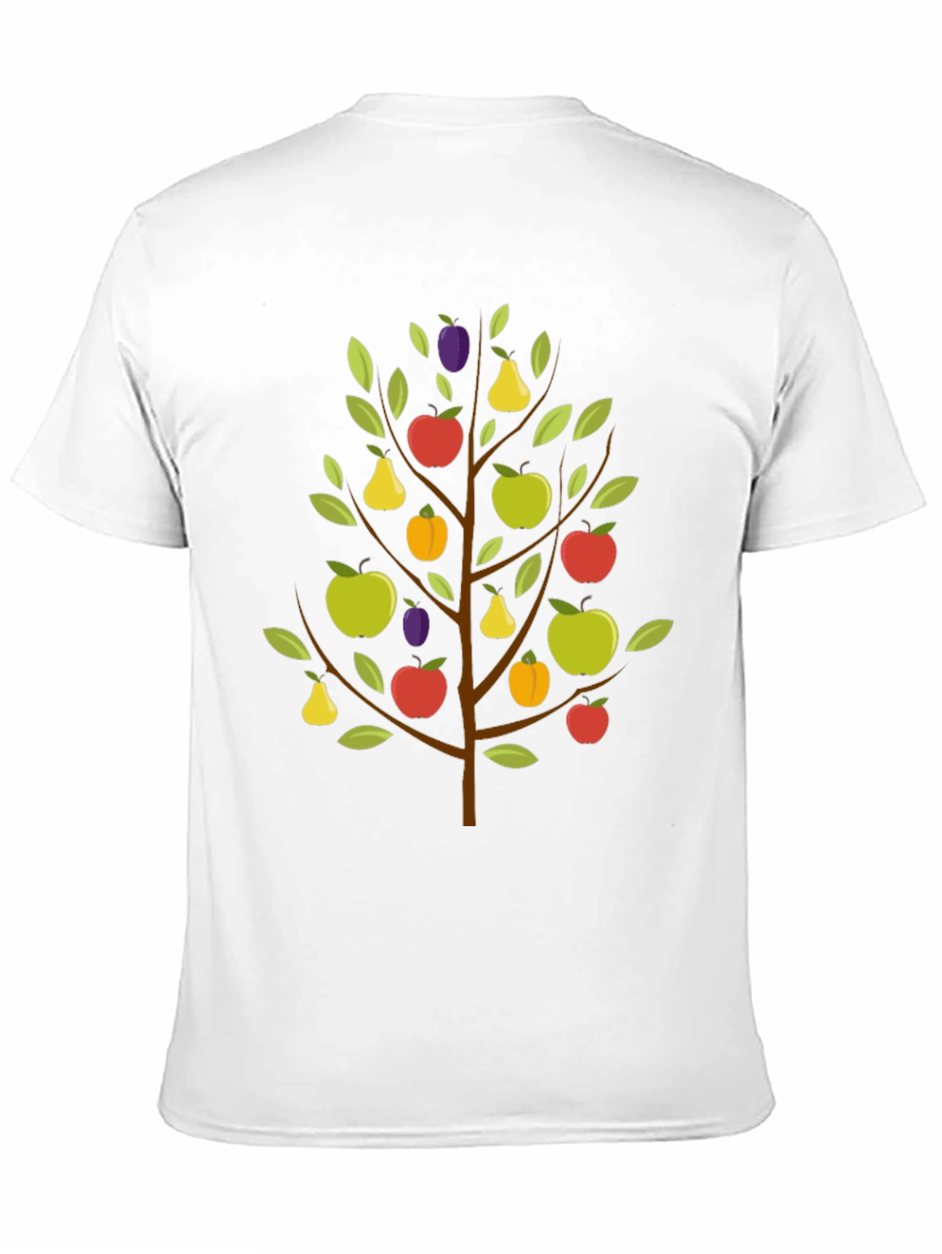 Fruit Tree Graphic Tee - Nature Inspired Design