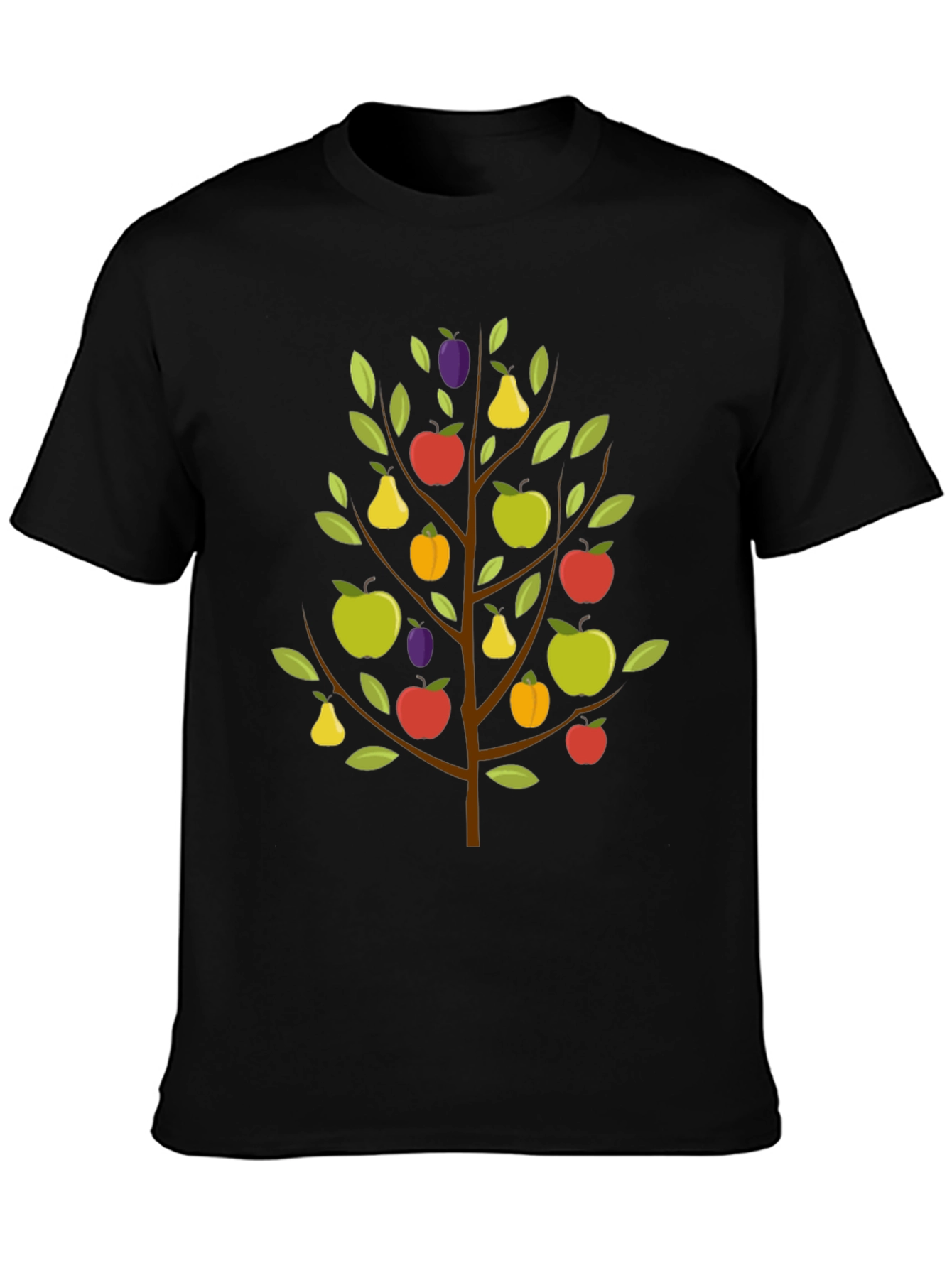 Fruit Tree Graphic Tee - Nature Inspired Design