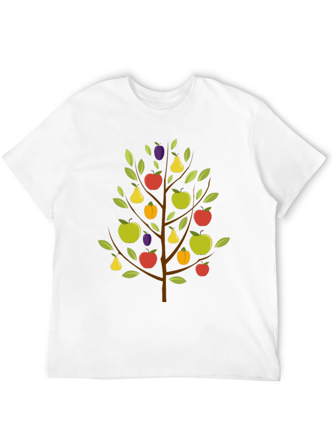 Fruit Tree Graphic Tee - Nature Inspired Design