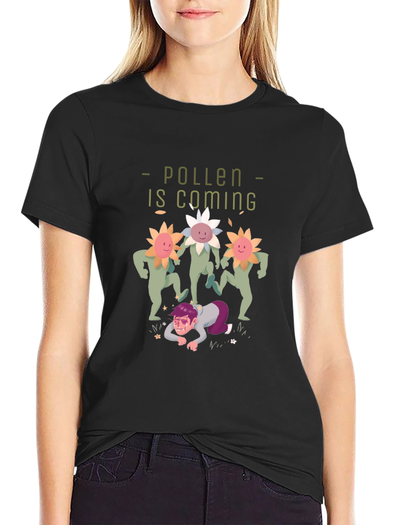 Pollen Is Coming Graphic T-Shirt