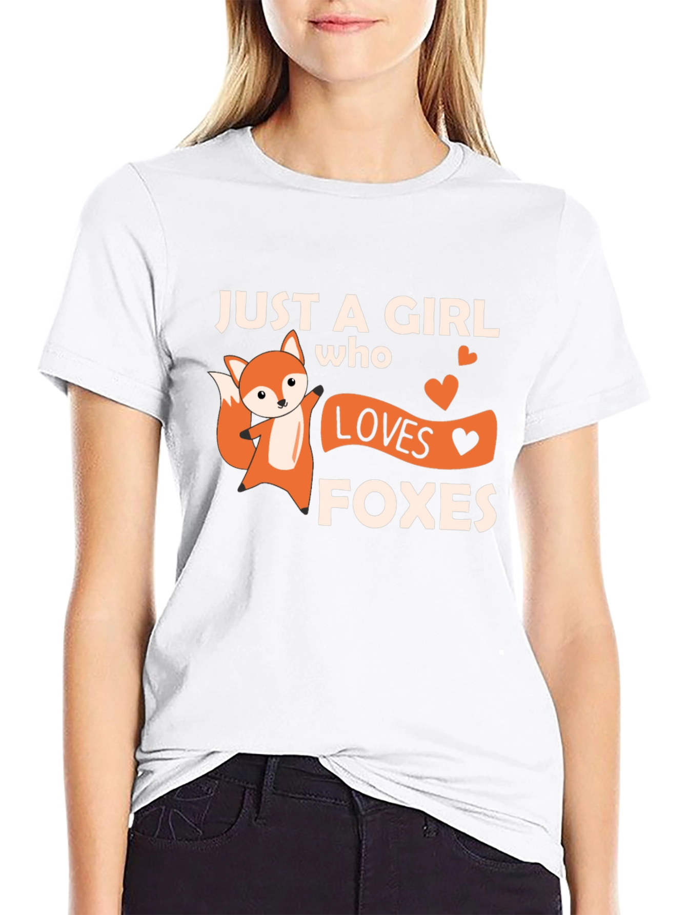 Just a Girl Who Loves Foxes T-Shirt