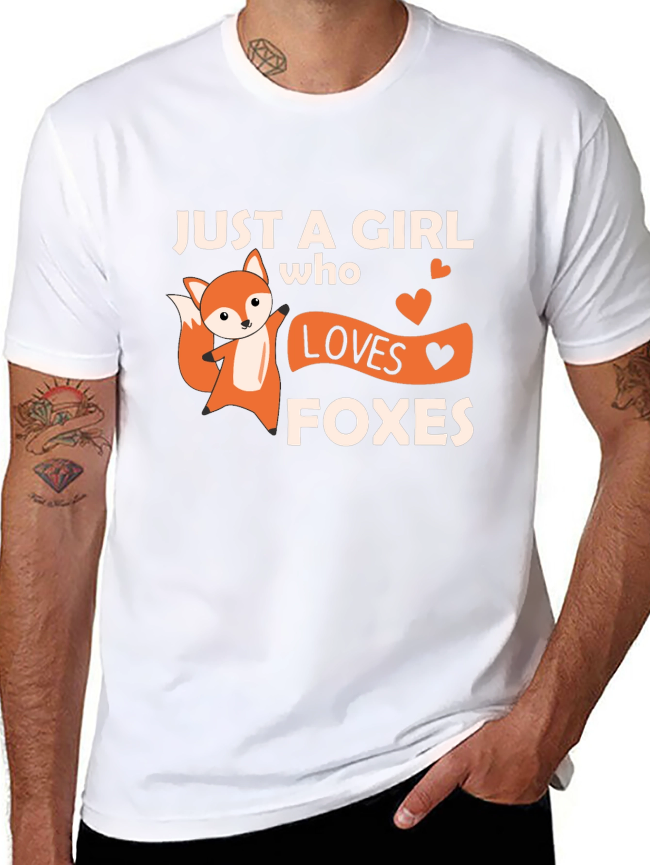 Just a Girl Who Loves Foxes T-Shirt