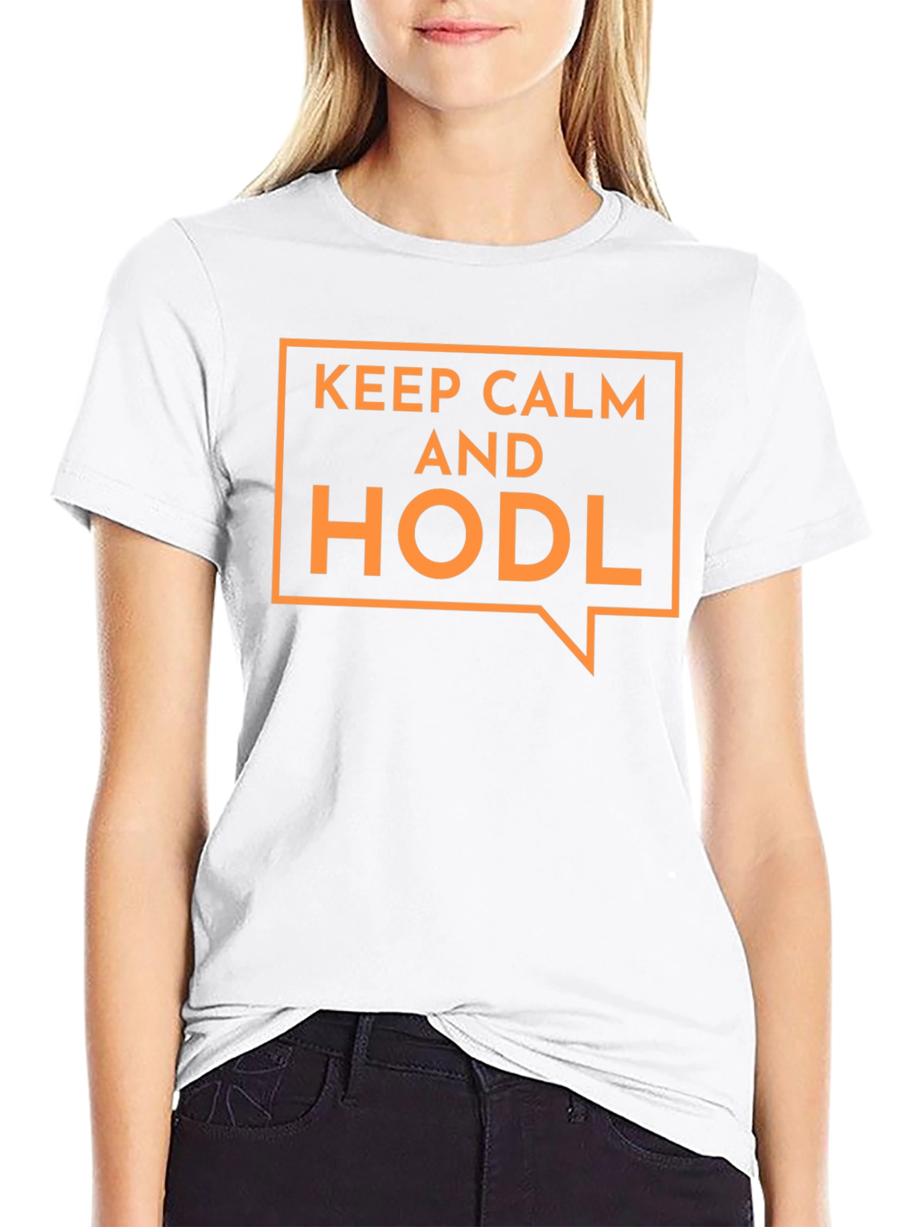 Keep Calm and HODL Black Crypto T-Shirt