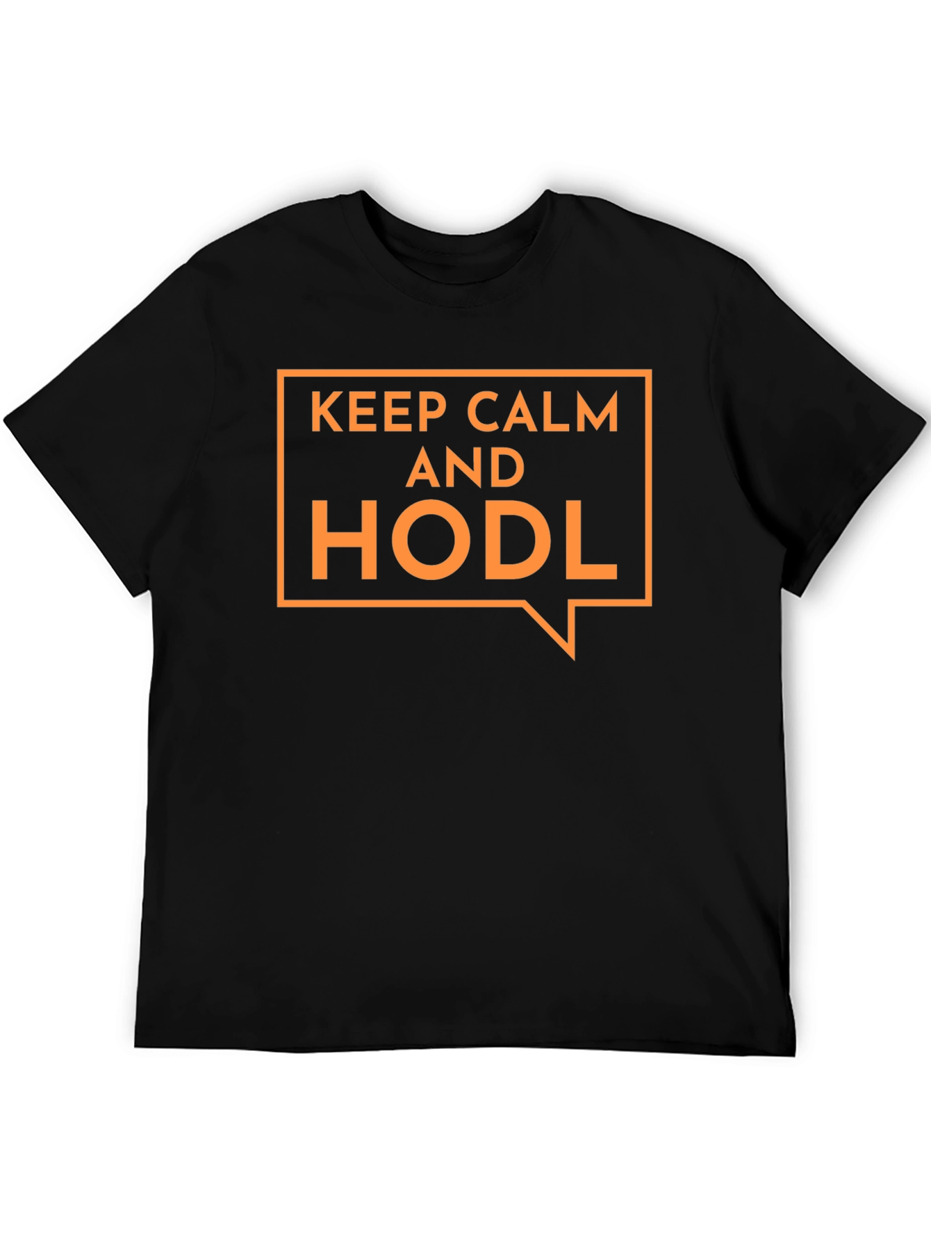 Keep Calm and HODL Black Crypto T-Shirt