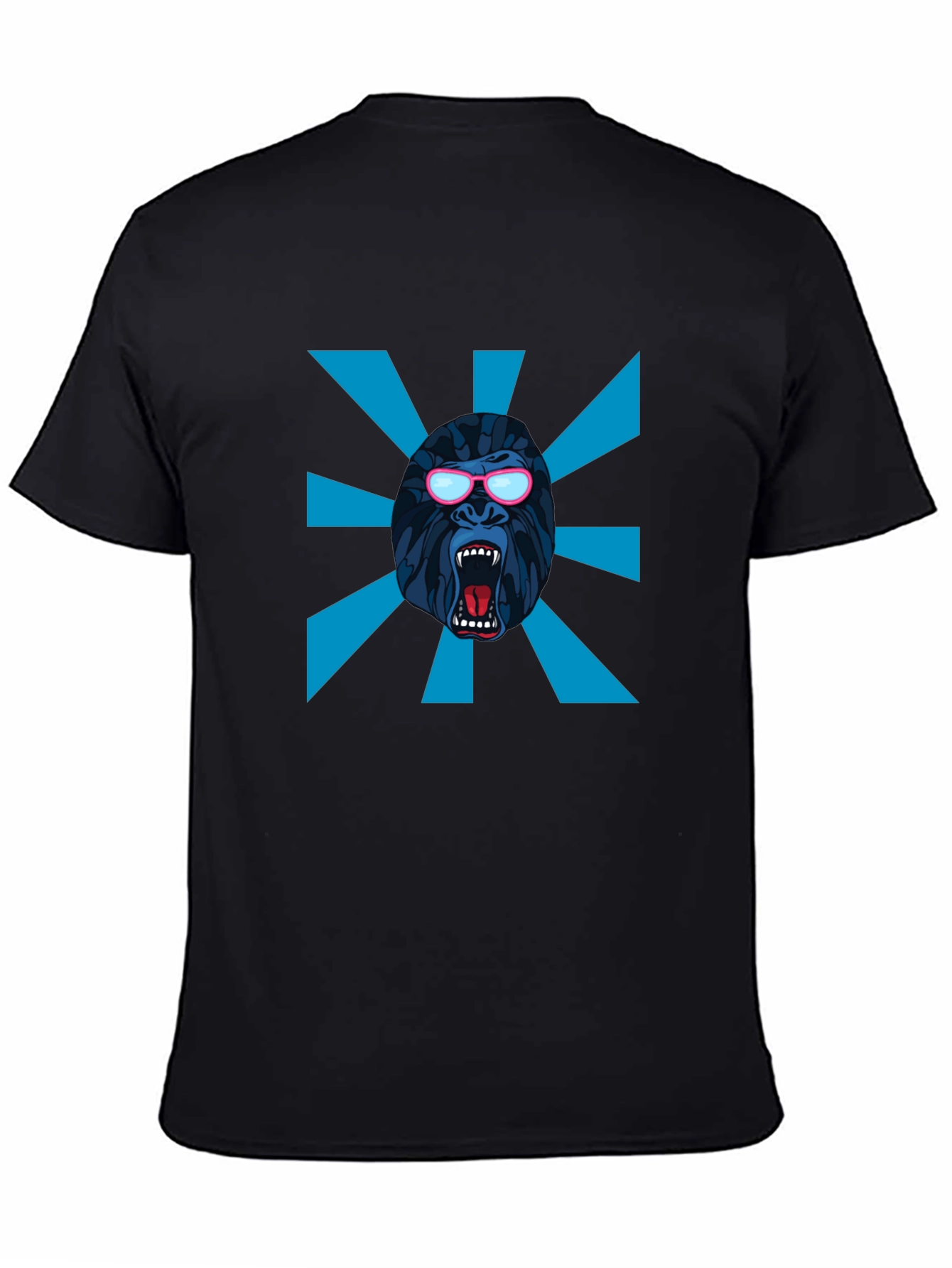 Cool Gorilla Graphic Tee - Black