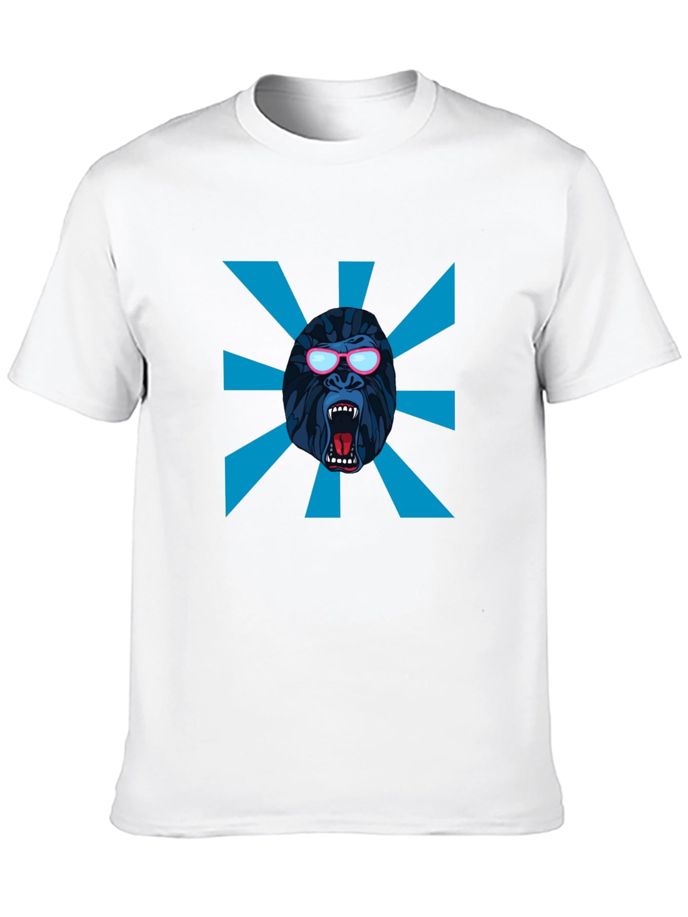 Cool Gorilla Graphic Tee - Black