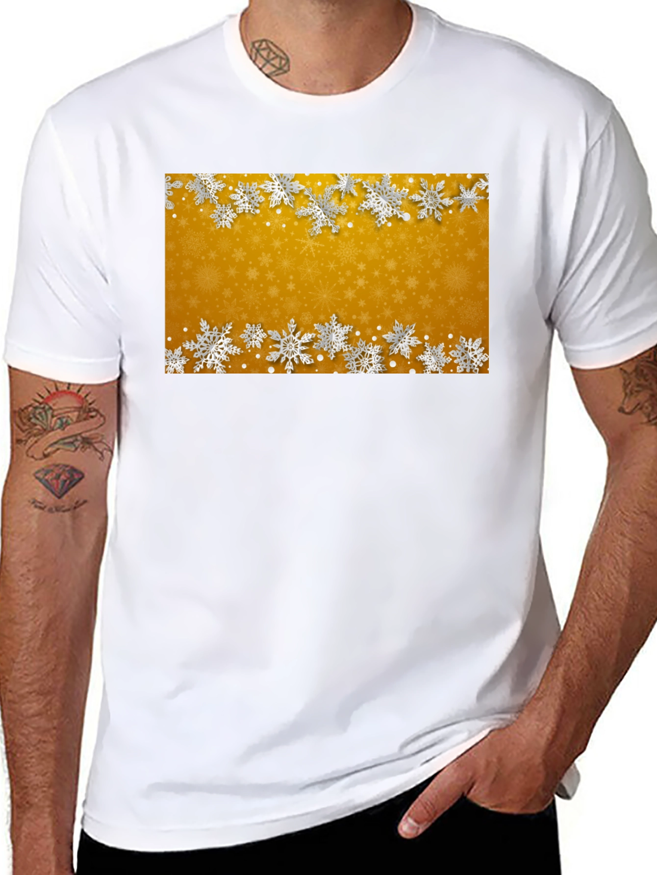 Snowflake Graphic Tee - Winter Holiday Shirt