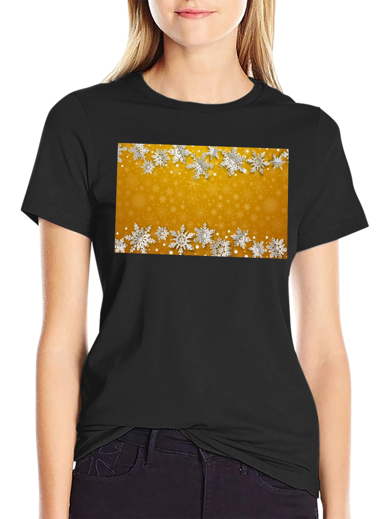 Snowflake Graphic Tee - Winter Holiday Shirt