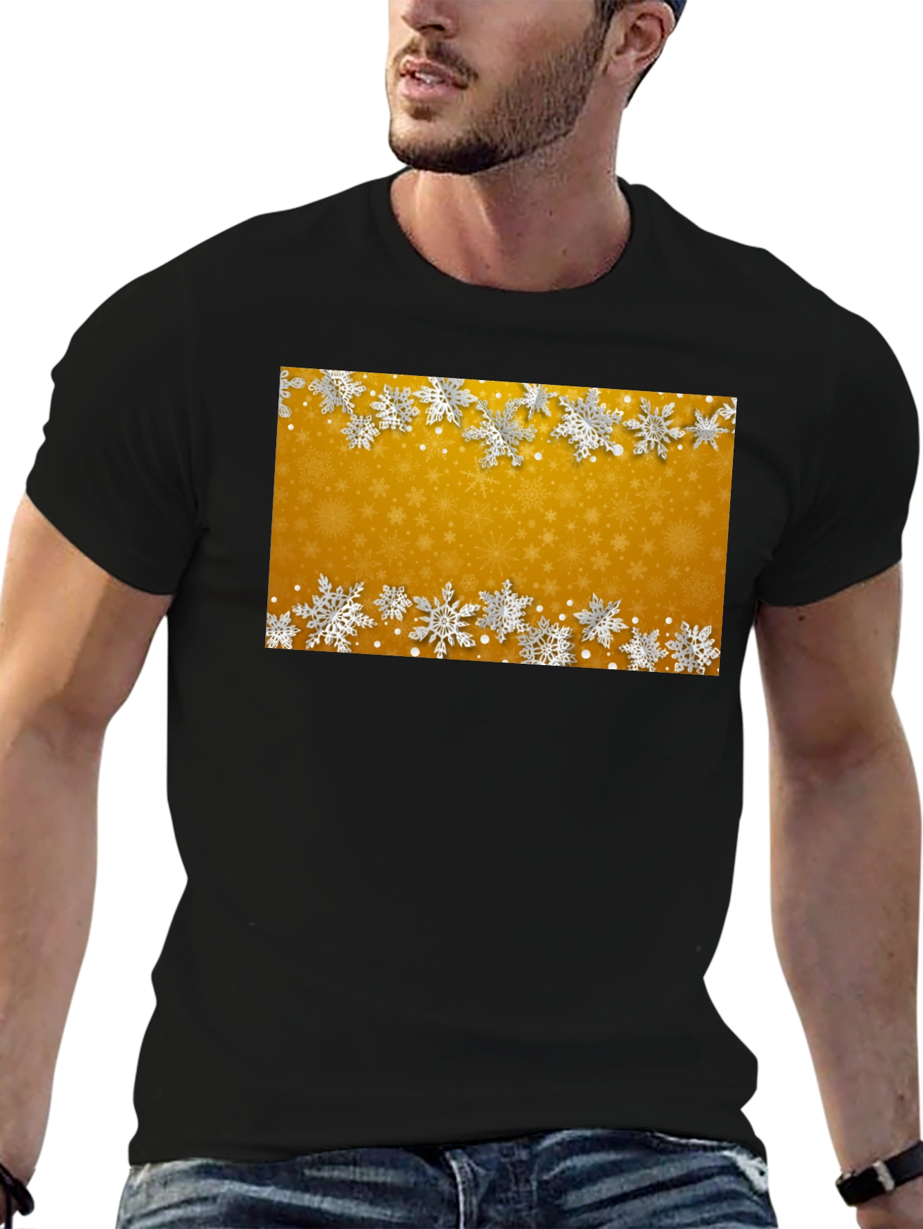 Snowflake Graphic Tee - Winter Holiday Shirt