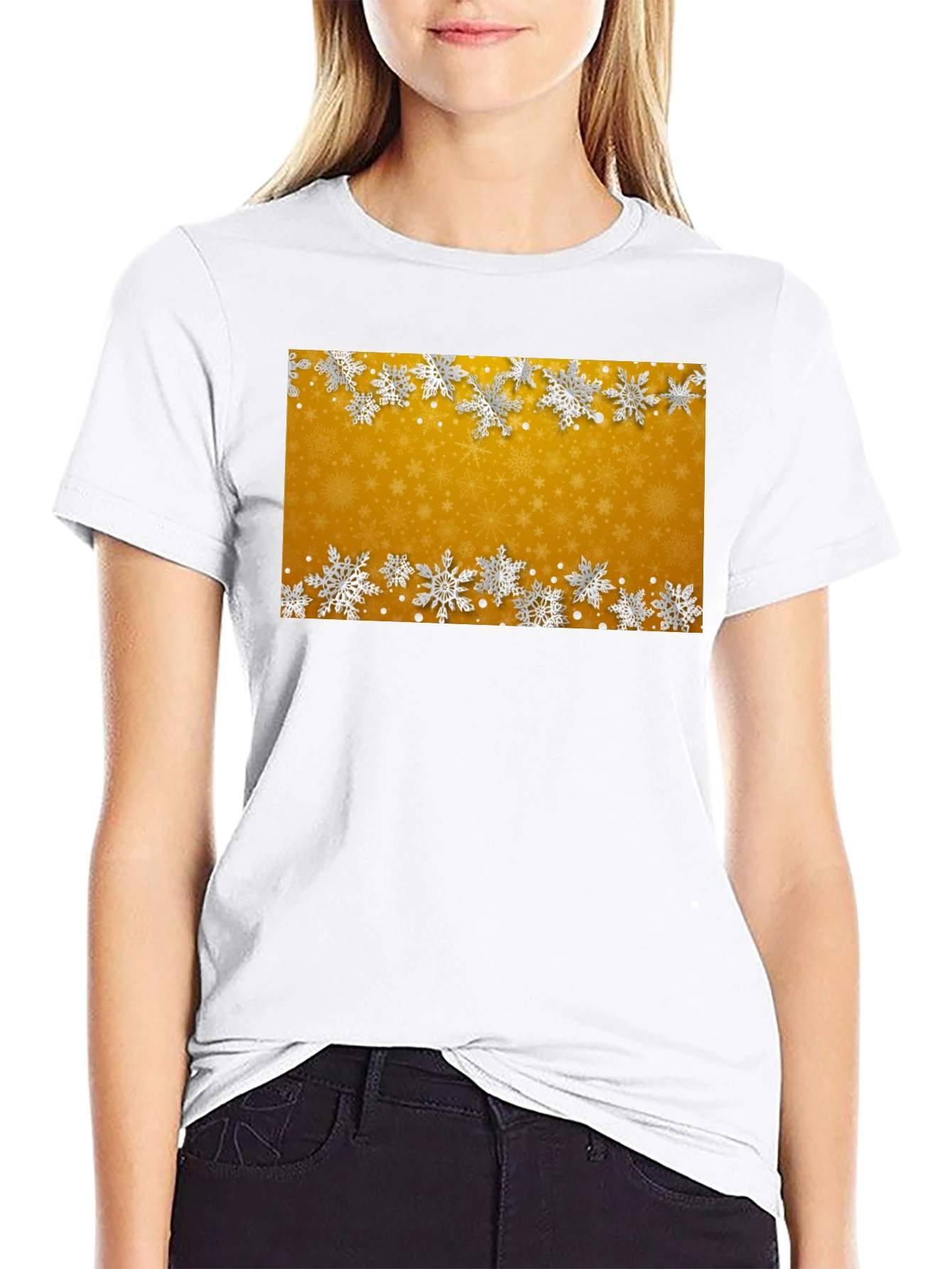 Snowflake Graphic Tee - Winter Holiday Shirt