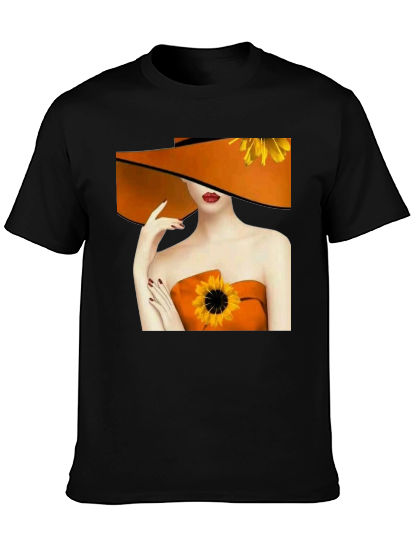 Sunflower Woman Graphic Tee