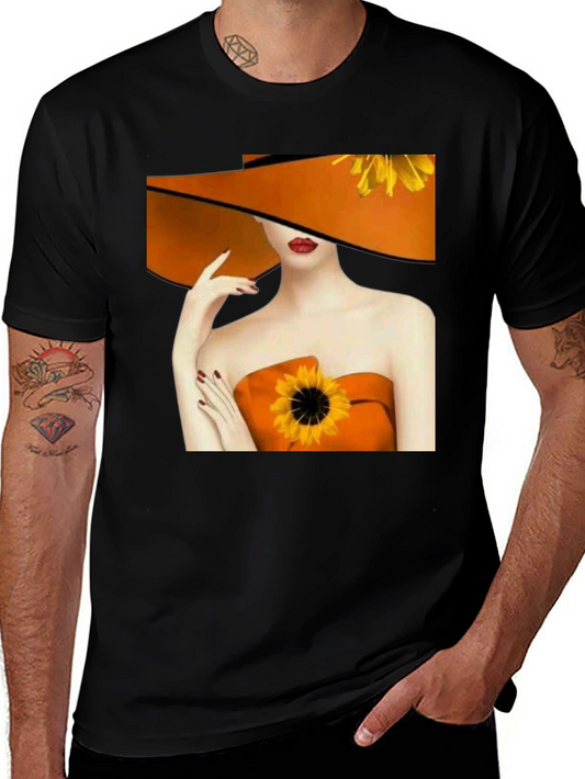 Sunflower Woman Graphic Tee
